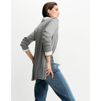 Cardigan Tricot Básico