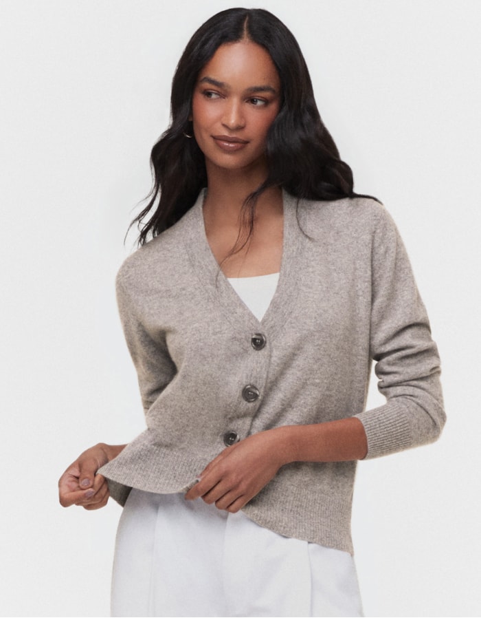 Shoulder — Cardigan Tricot Cashmere