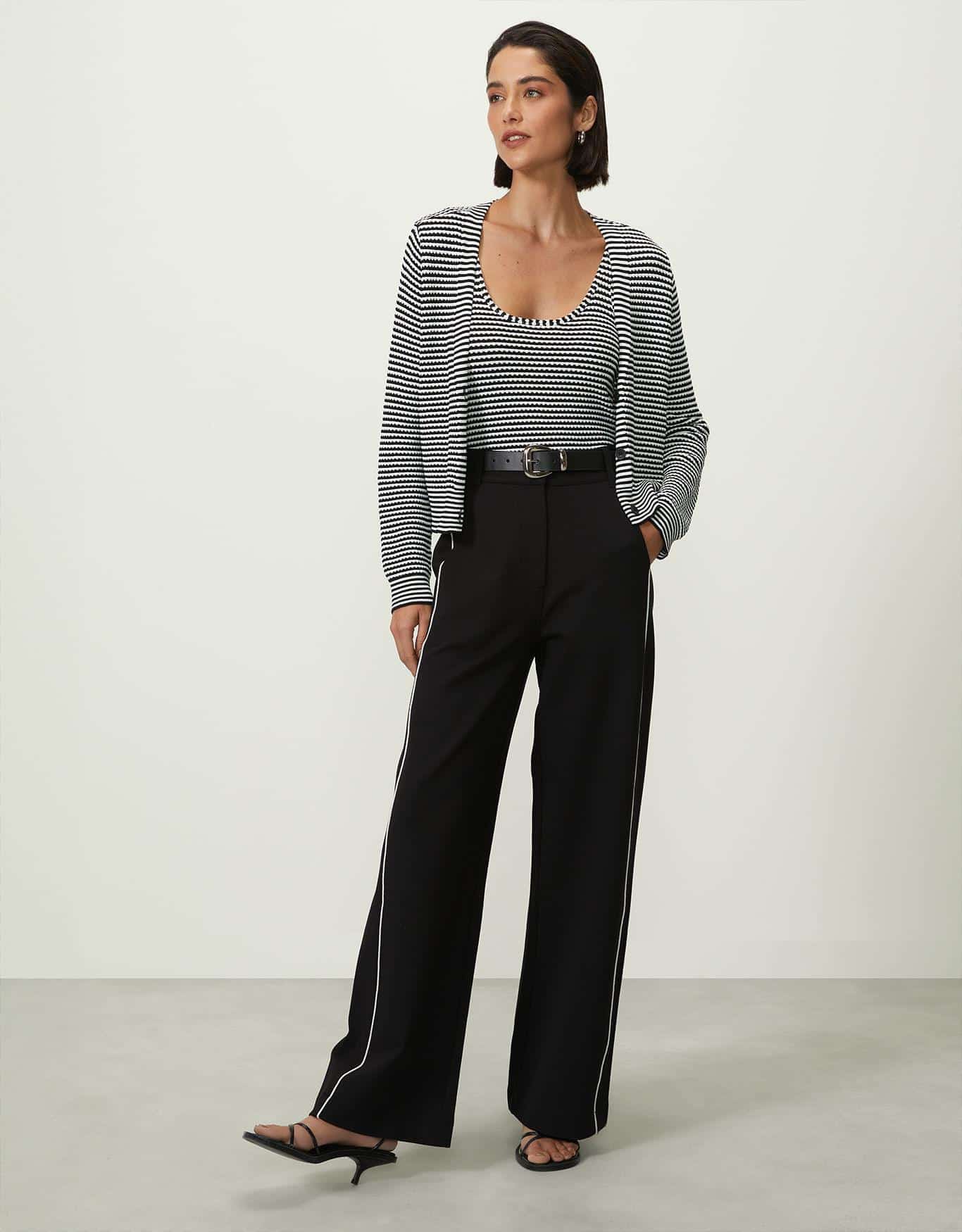 Cardigan Tricot Listrado