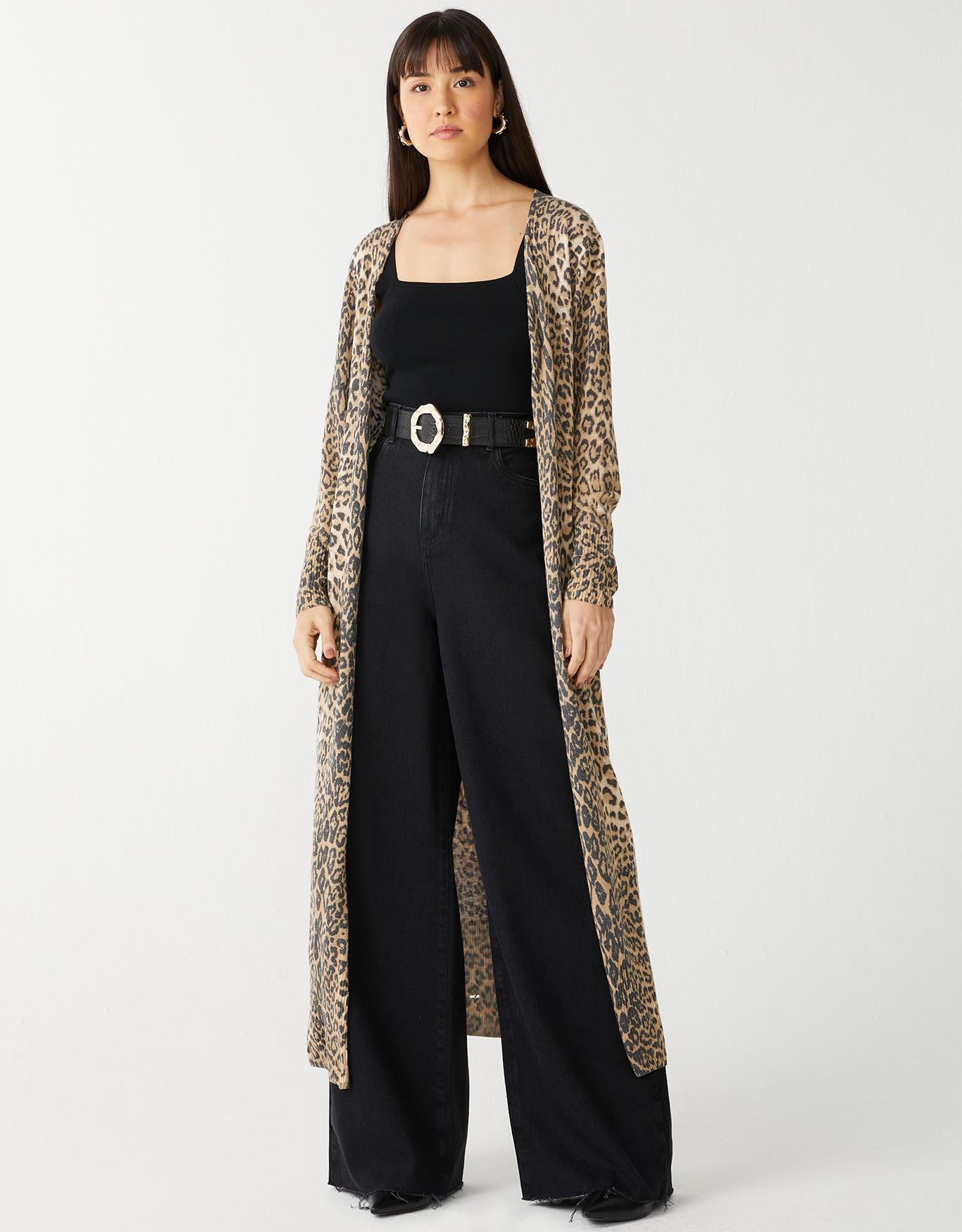 Cardigan Tricot Longo