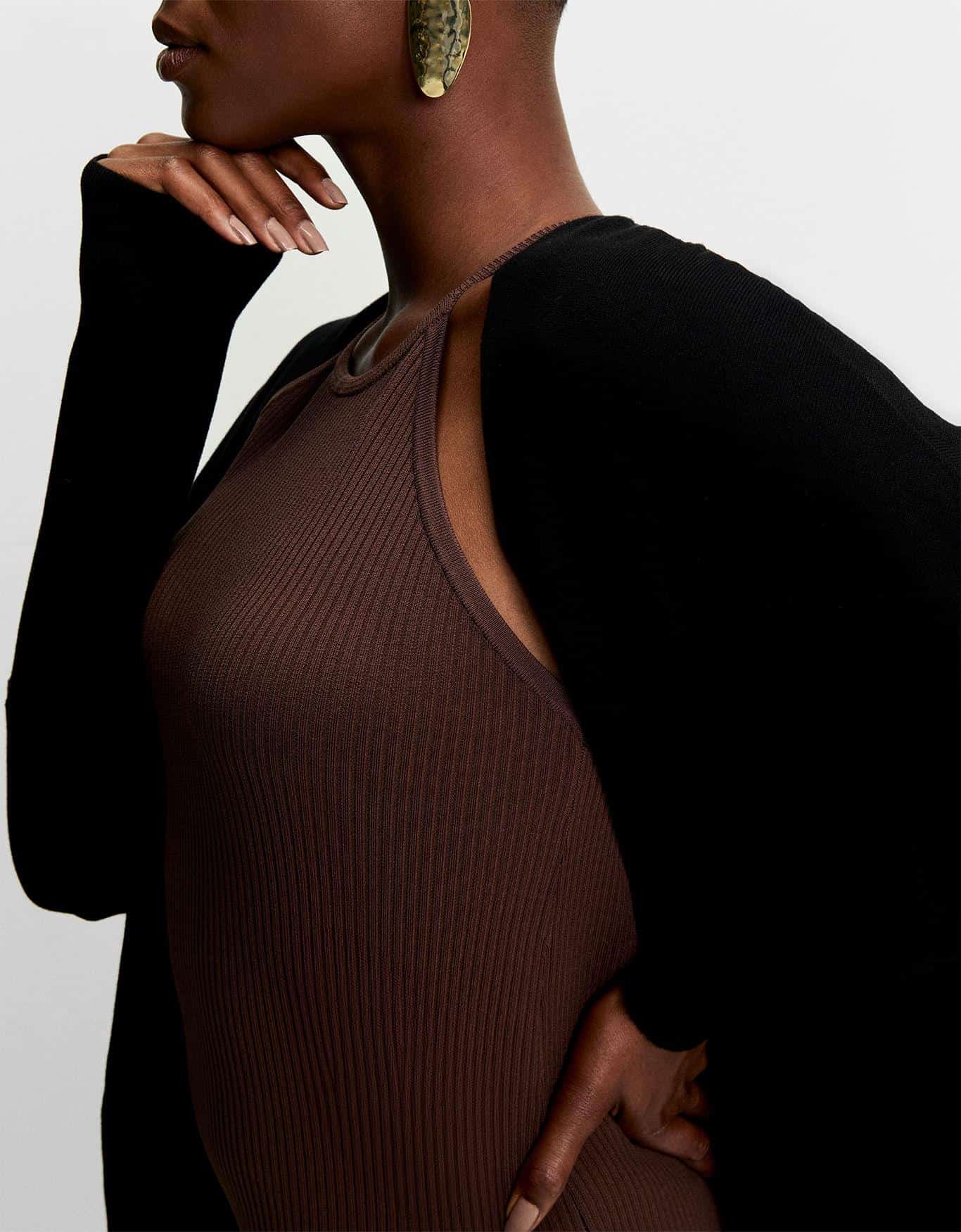 Cardigan Tricot Quadrado