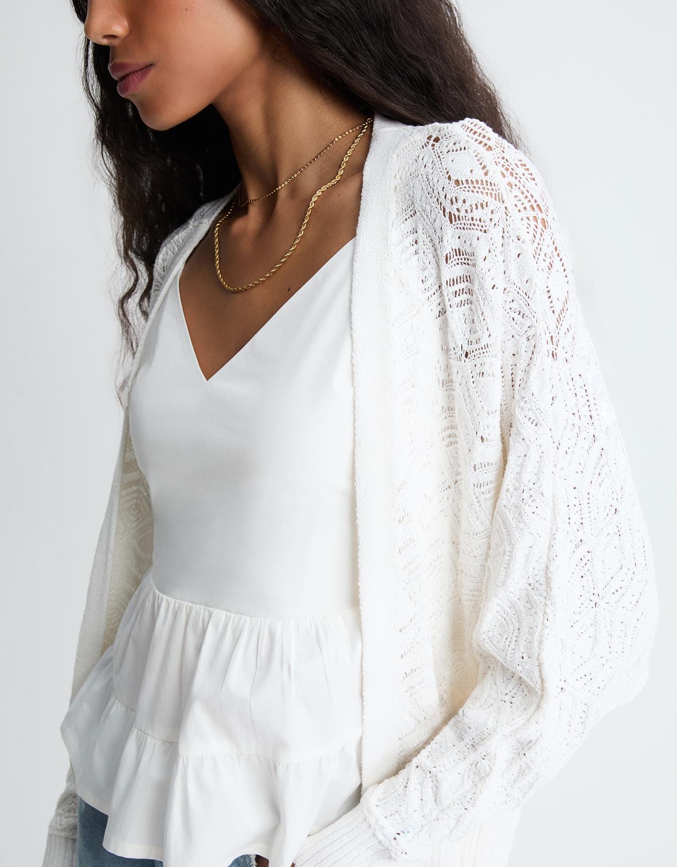 Cardigan Tricot Textura