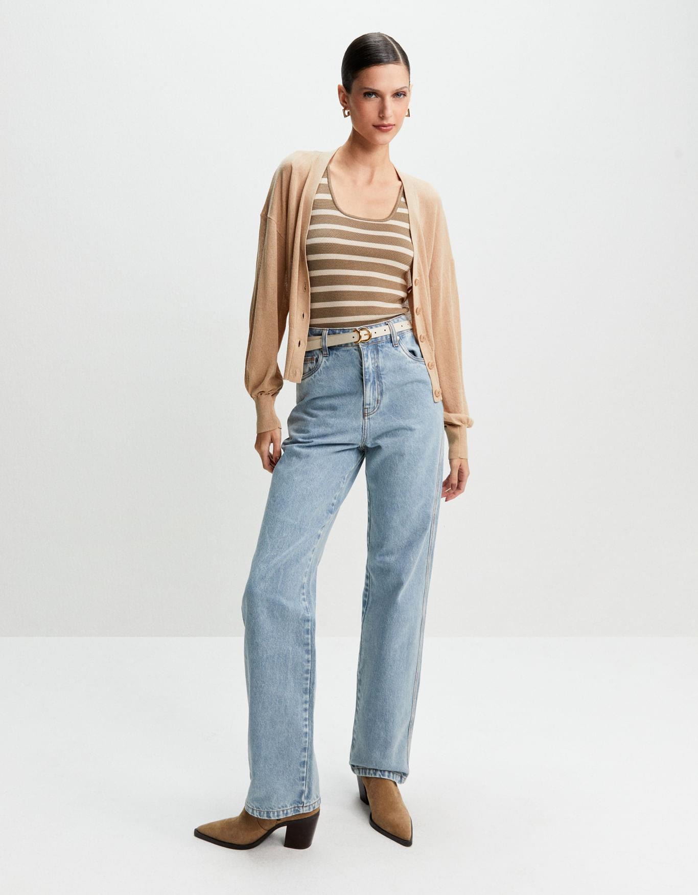 Cardigan Tricot Transparente