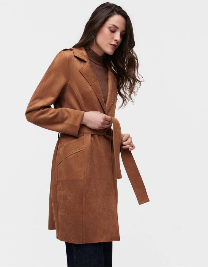 Shoulder — Casaco Longo Suede