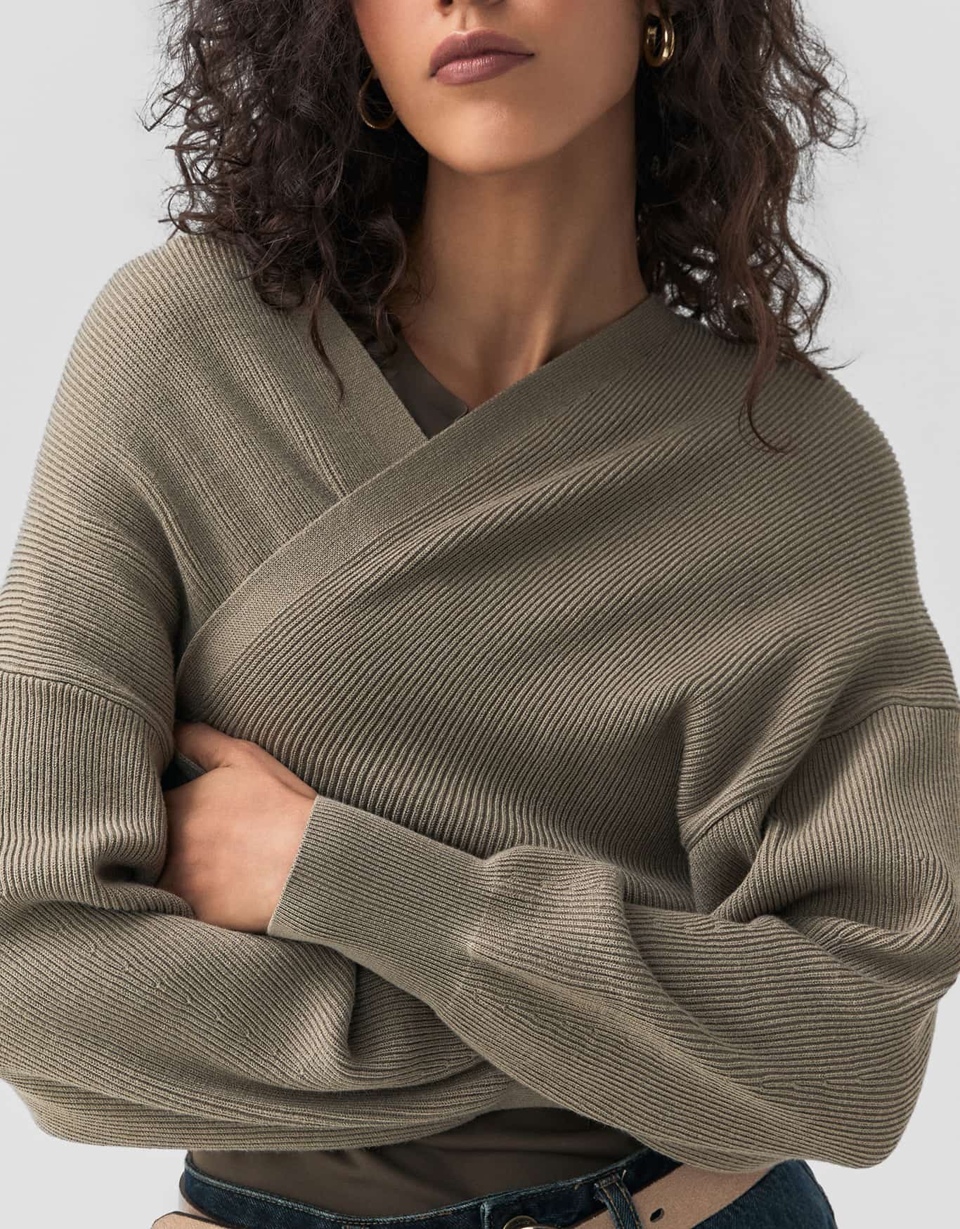 Casaco Tricot Curto Mescla