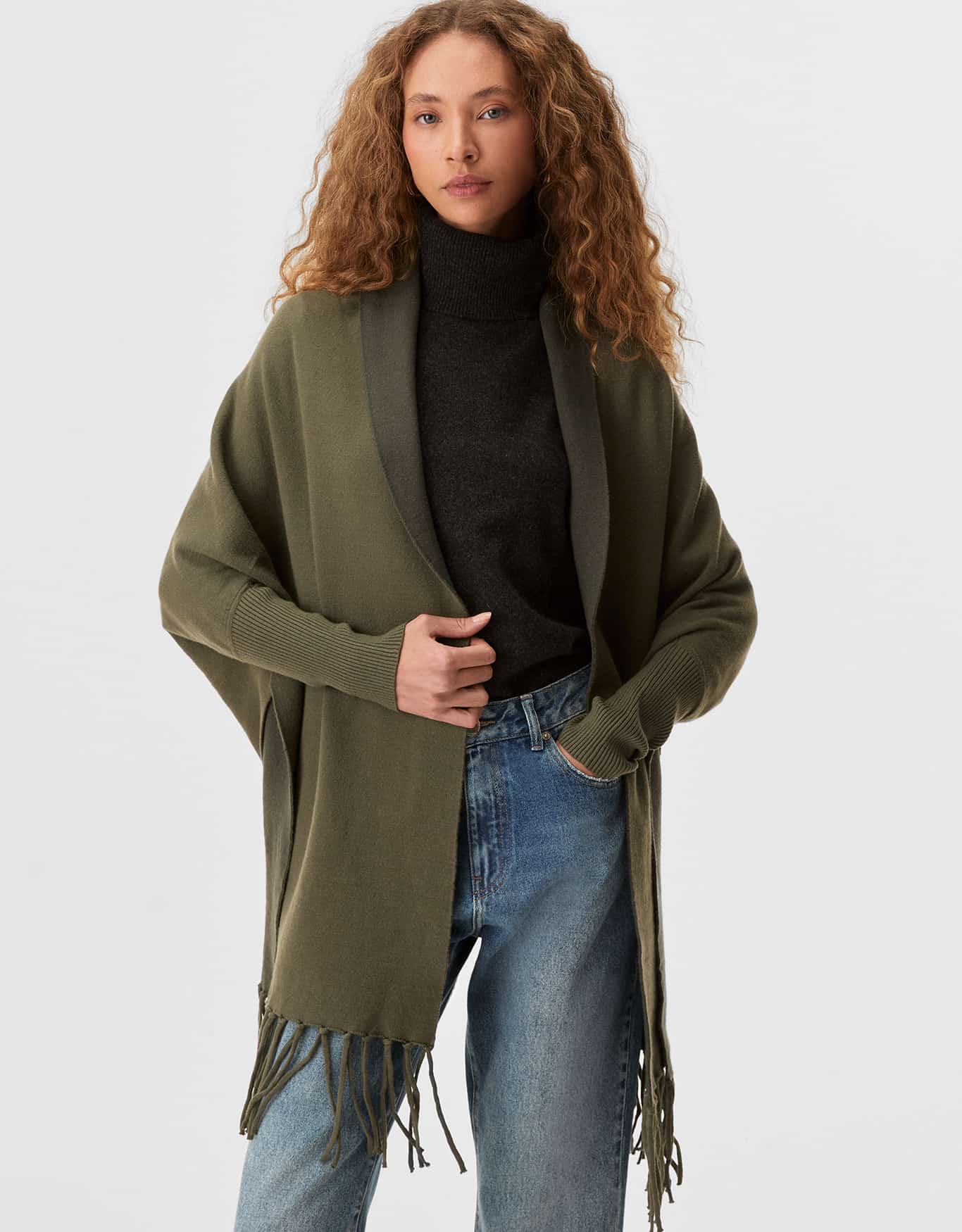 Casaco Tricot Verde