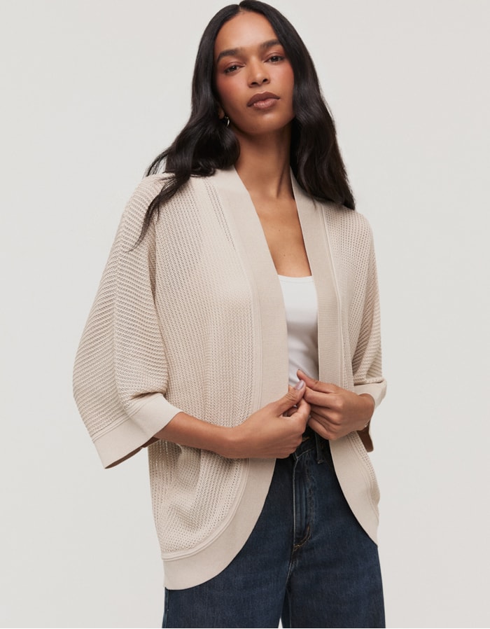 Shoulder — Casulo Tricot Textura Areia