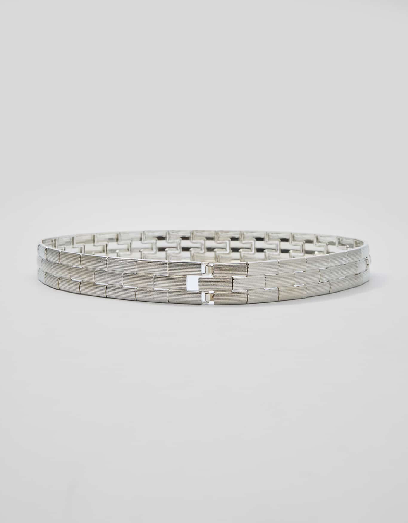 Cinto Bijoux Retangular Texturizado