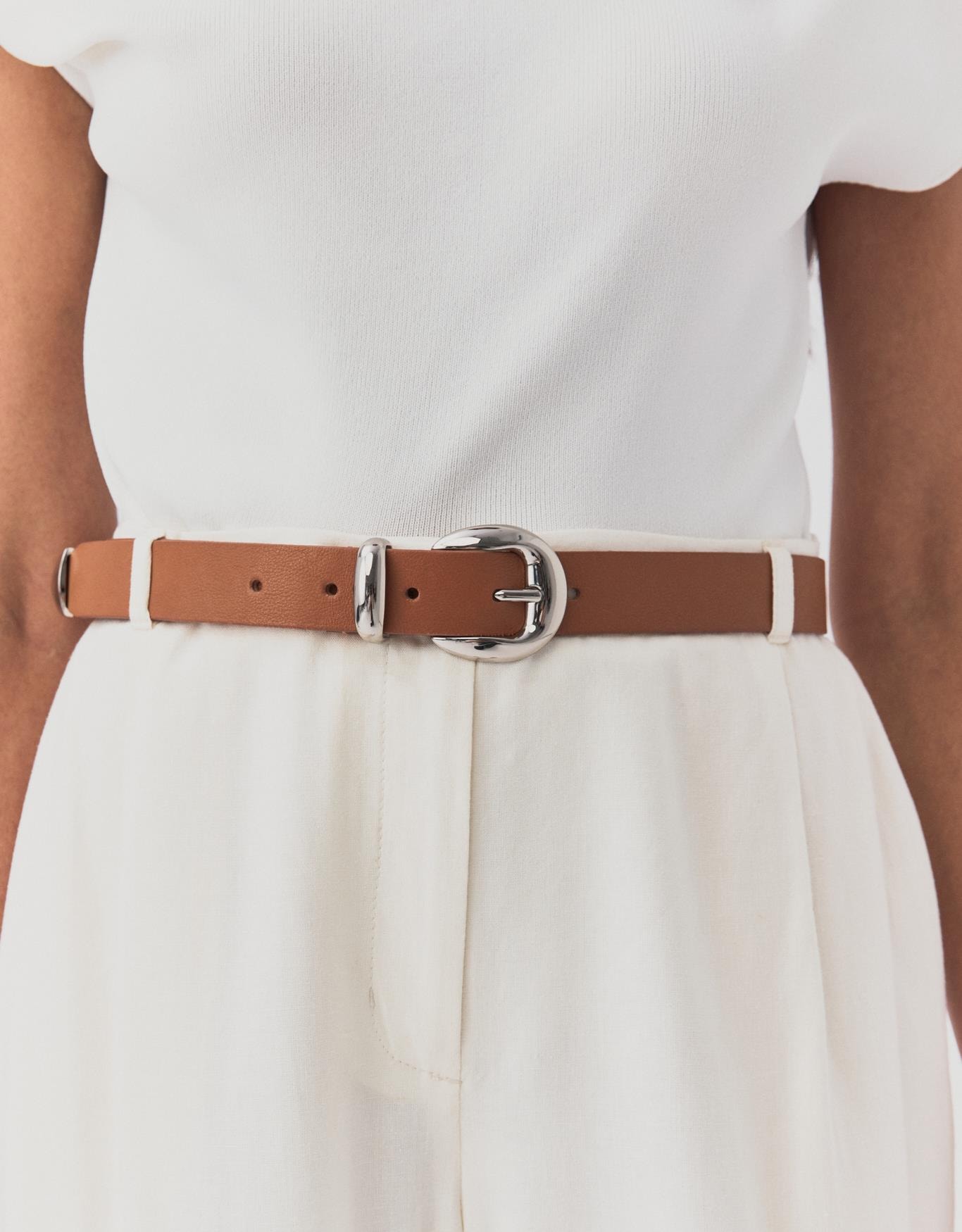 Cinto Camel Fivela Abaulada