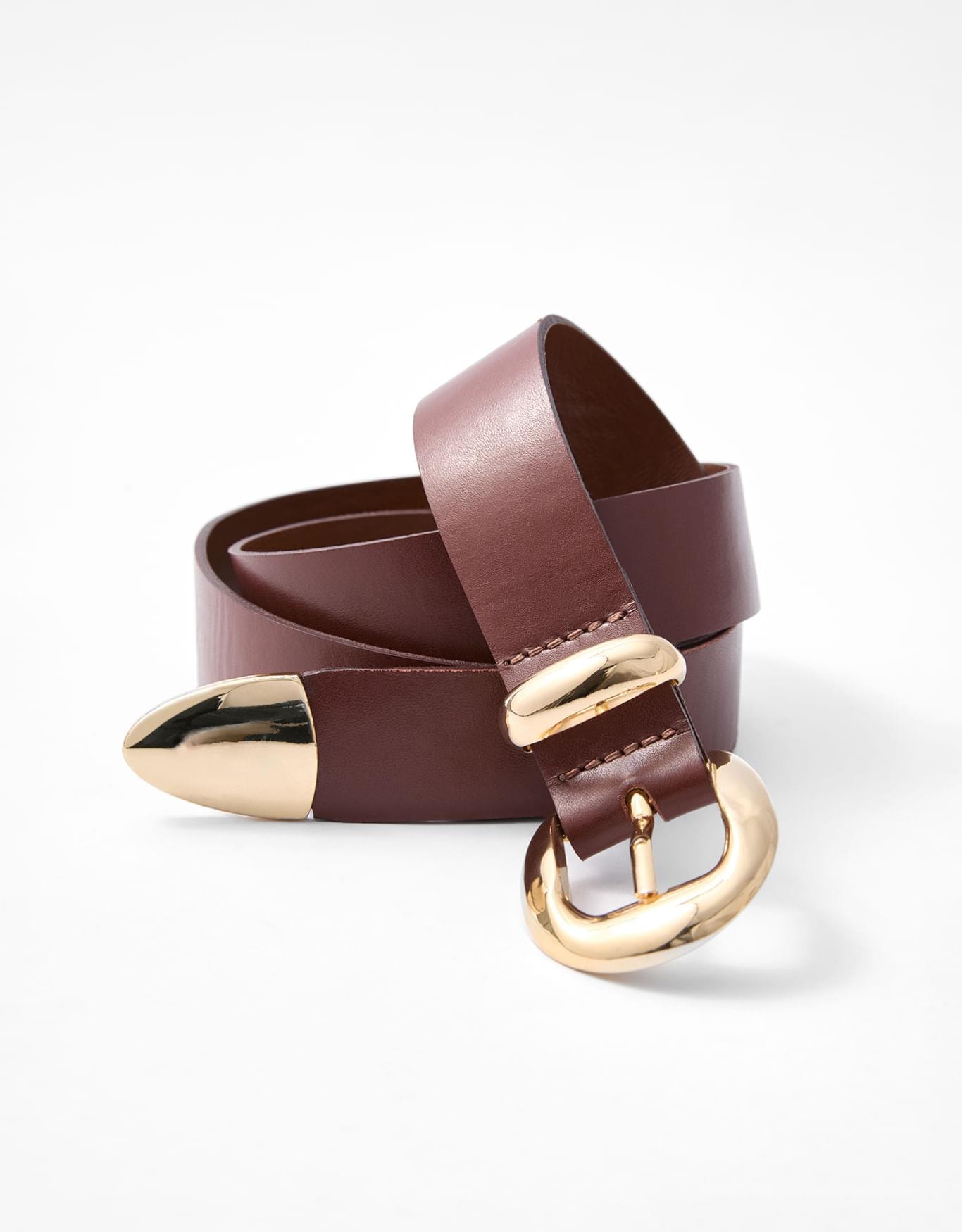 Cinto Conhaque Fivela Abaulada