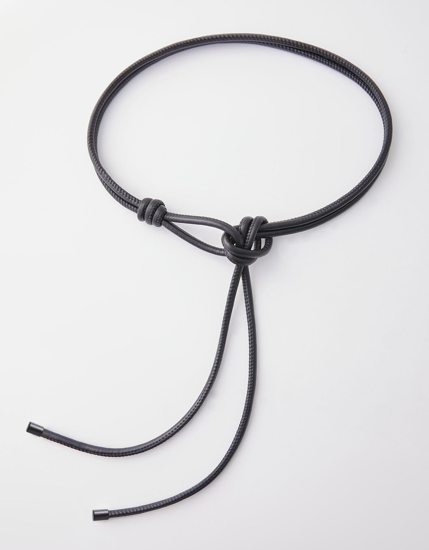 Cinto Fino Amarração Preto