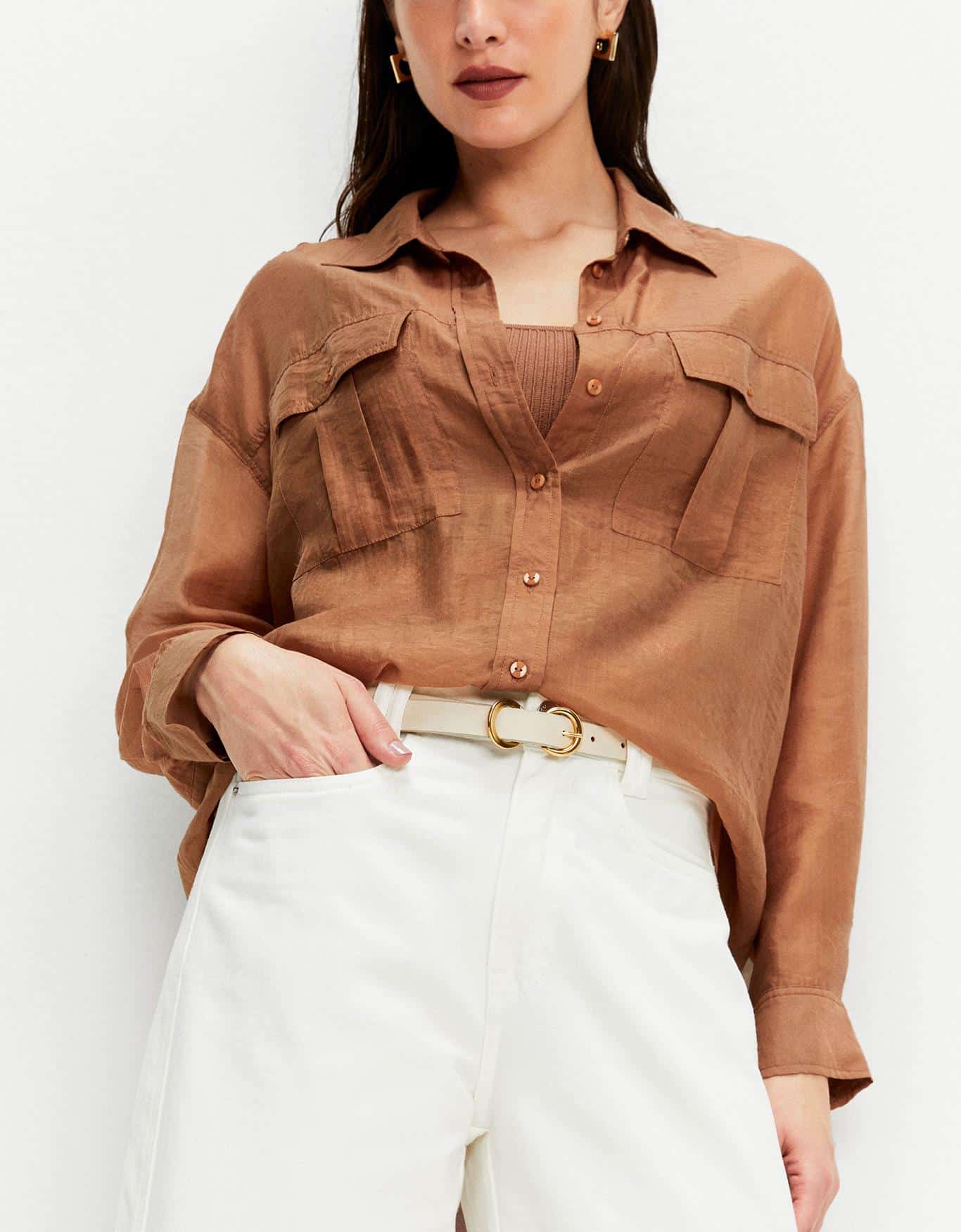 Cinto Fino Fivela Meia Lua Dupla