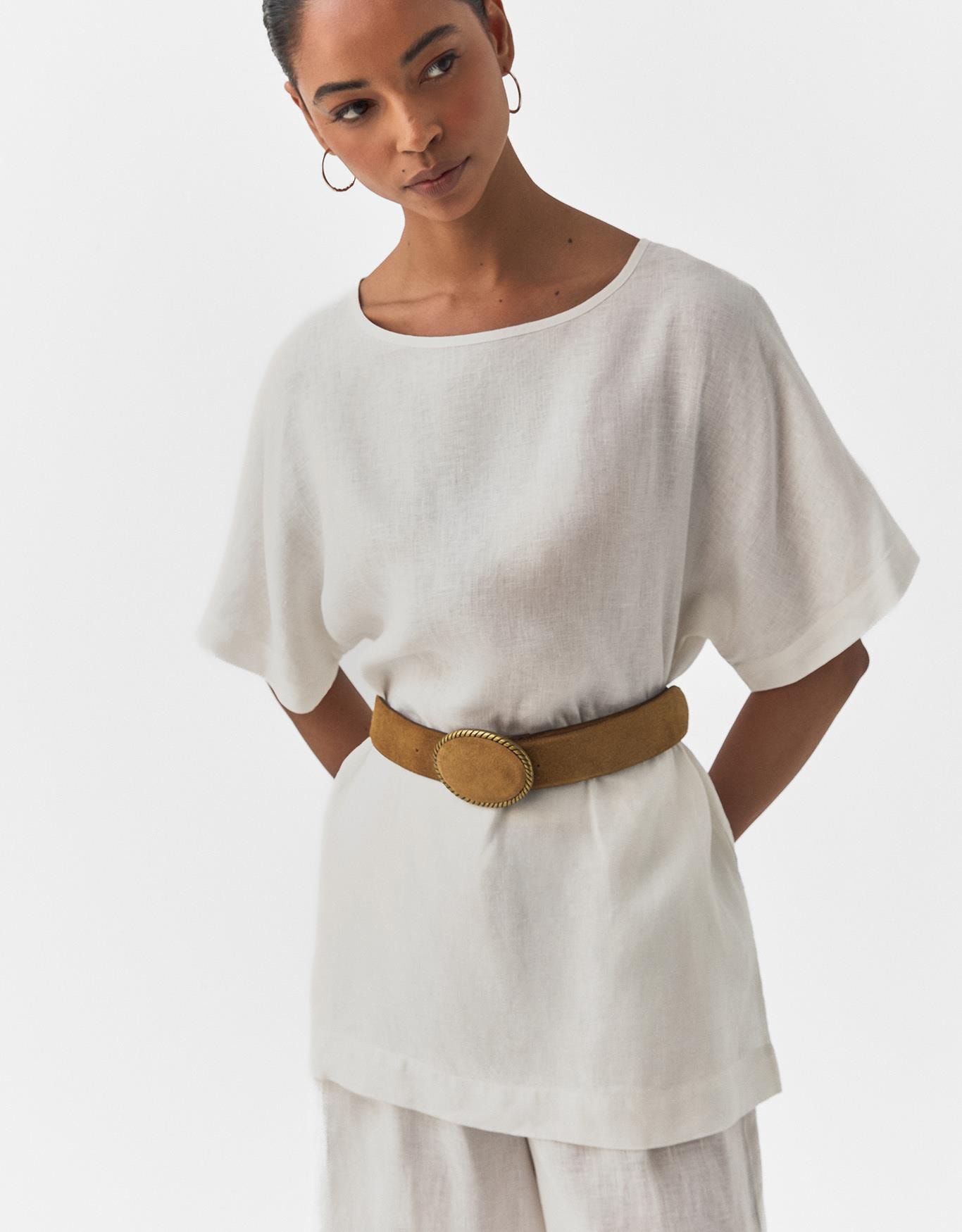 Cinto Largo Fivela Boho