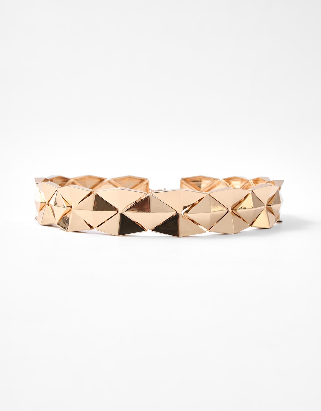 Cinto Metal Geométrico