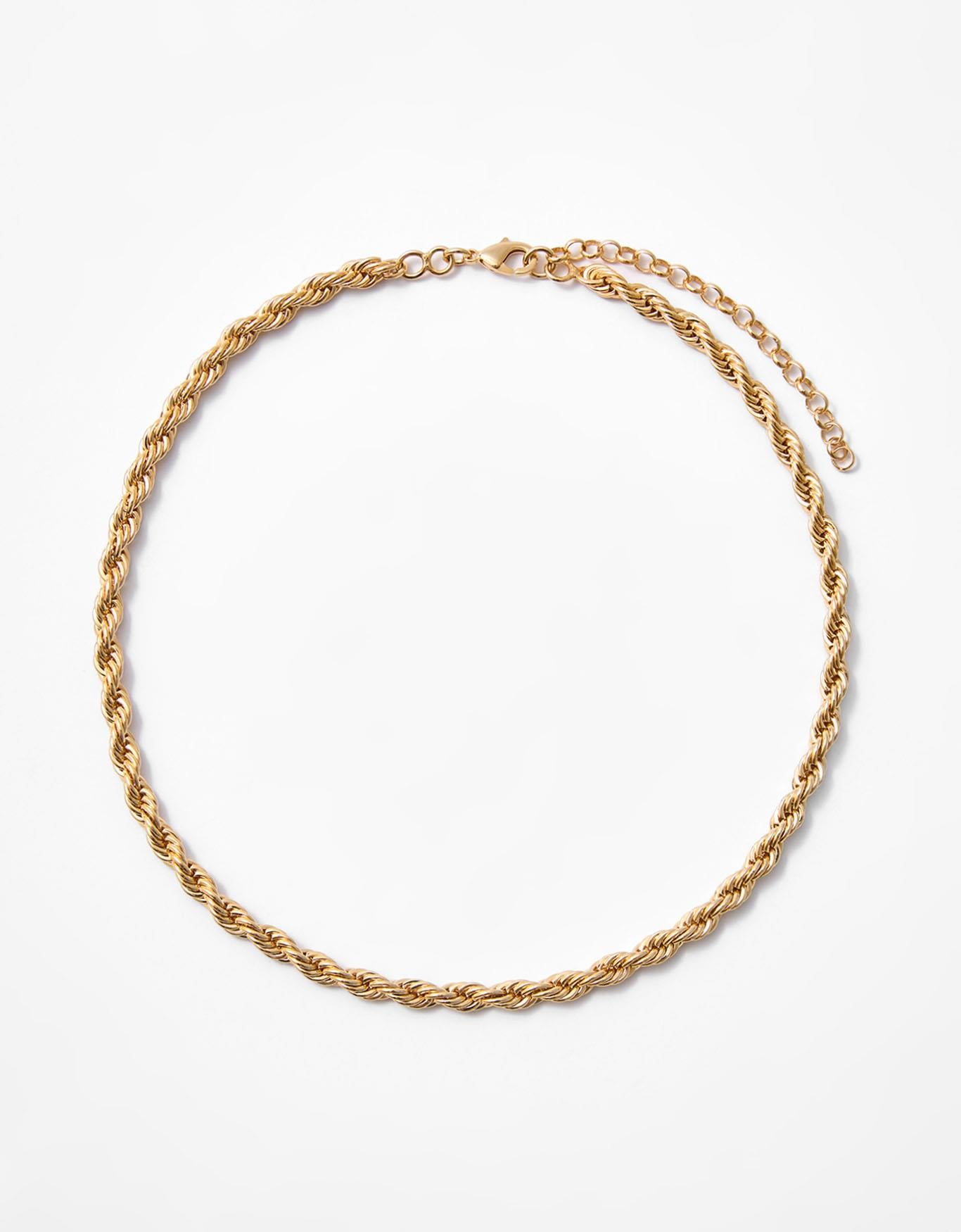 Colar Curto Cordão Torcido