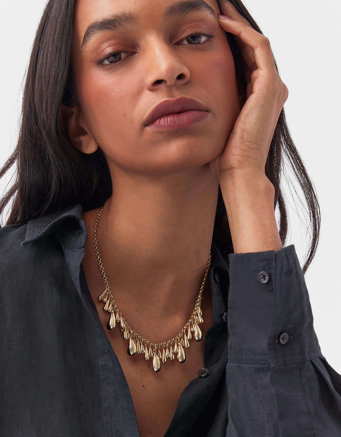 Colar Curto Mix Gotinhas