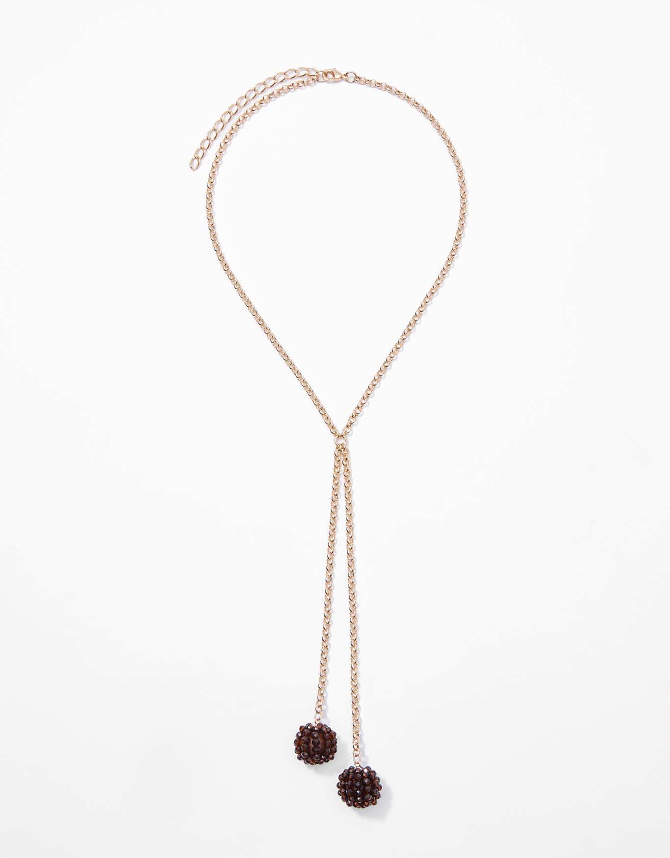 Colar Gravatinha Pingentes