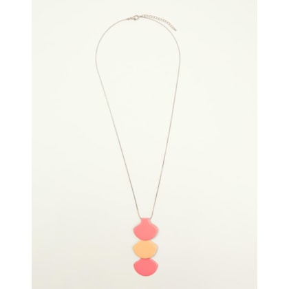 Colar Longo Conchas Coral