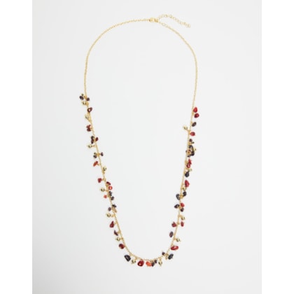 Colar Longo Contas Româ