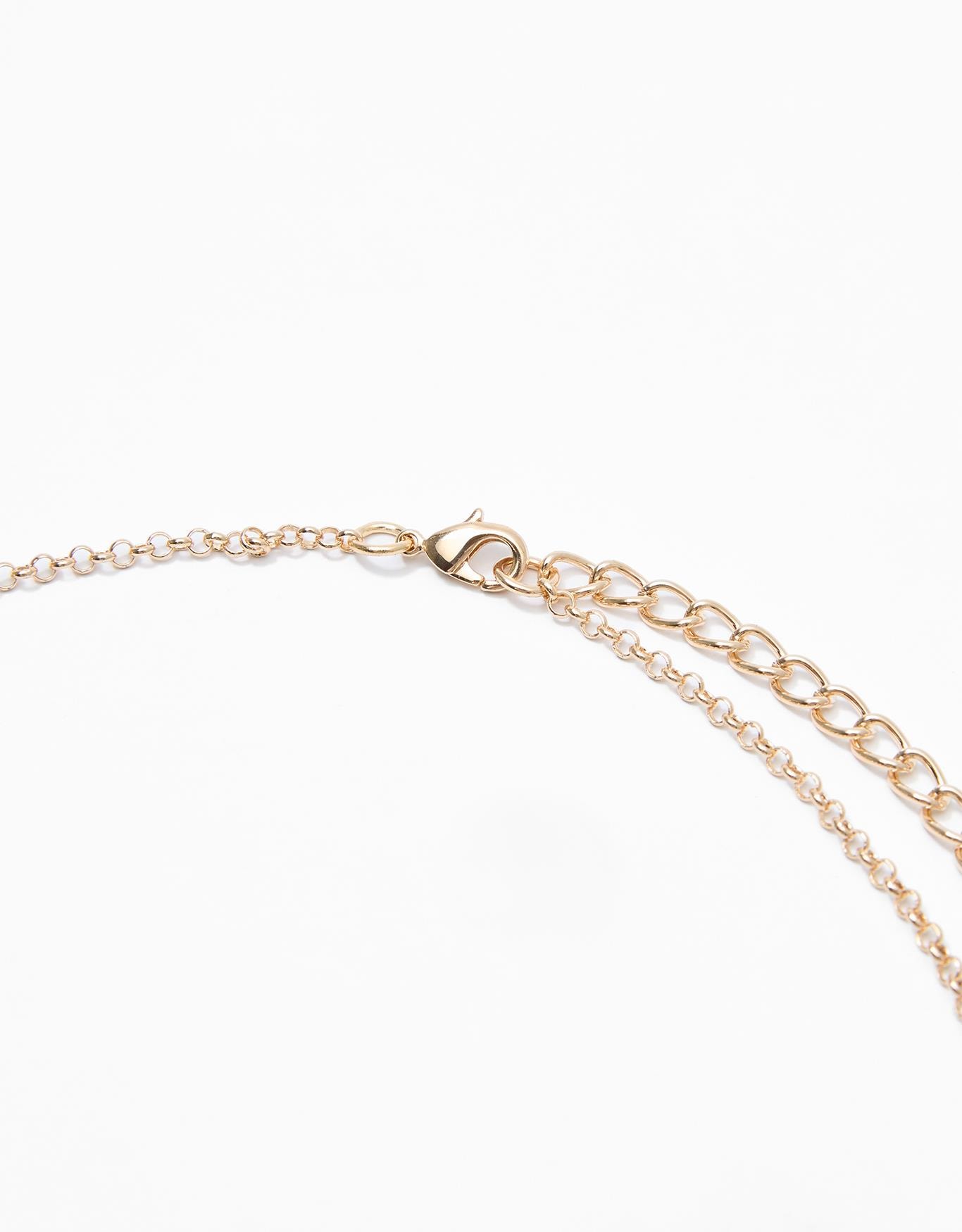 Colar Longo Resina Perolada