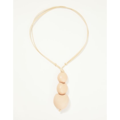 Colar Longo Resinas Foscas