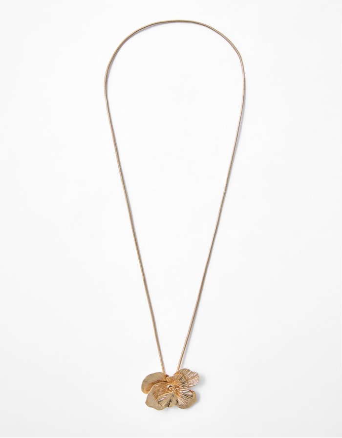 Colar Regulável Flor Frontal