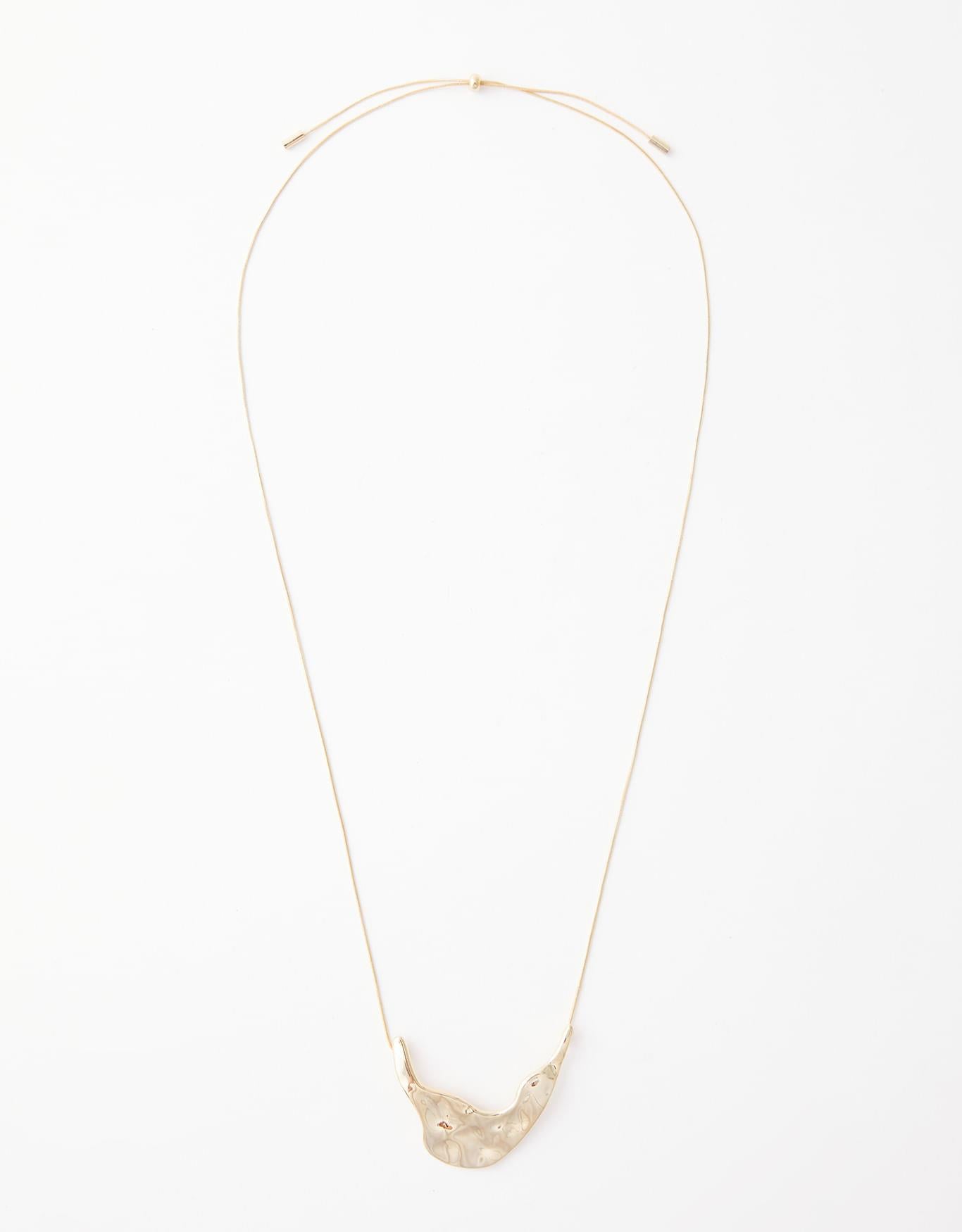 Colar Regulável Pingente Orgânico