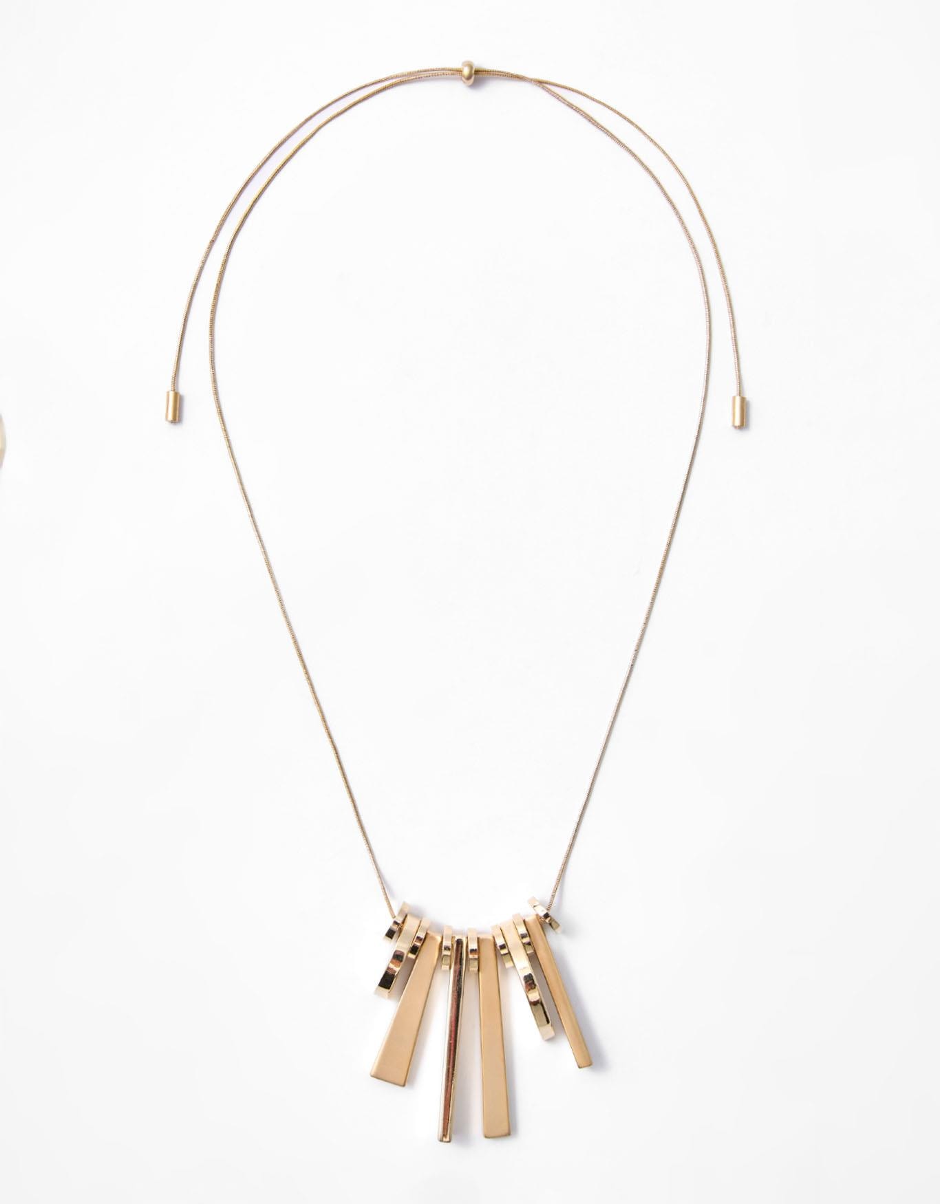 Colar Regulável Pingentes Mix