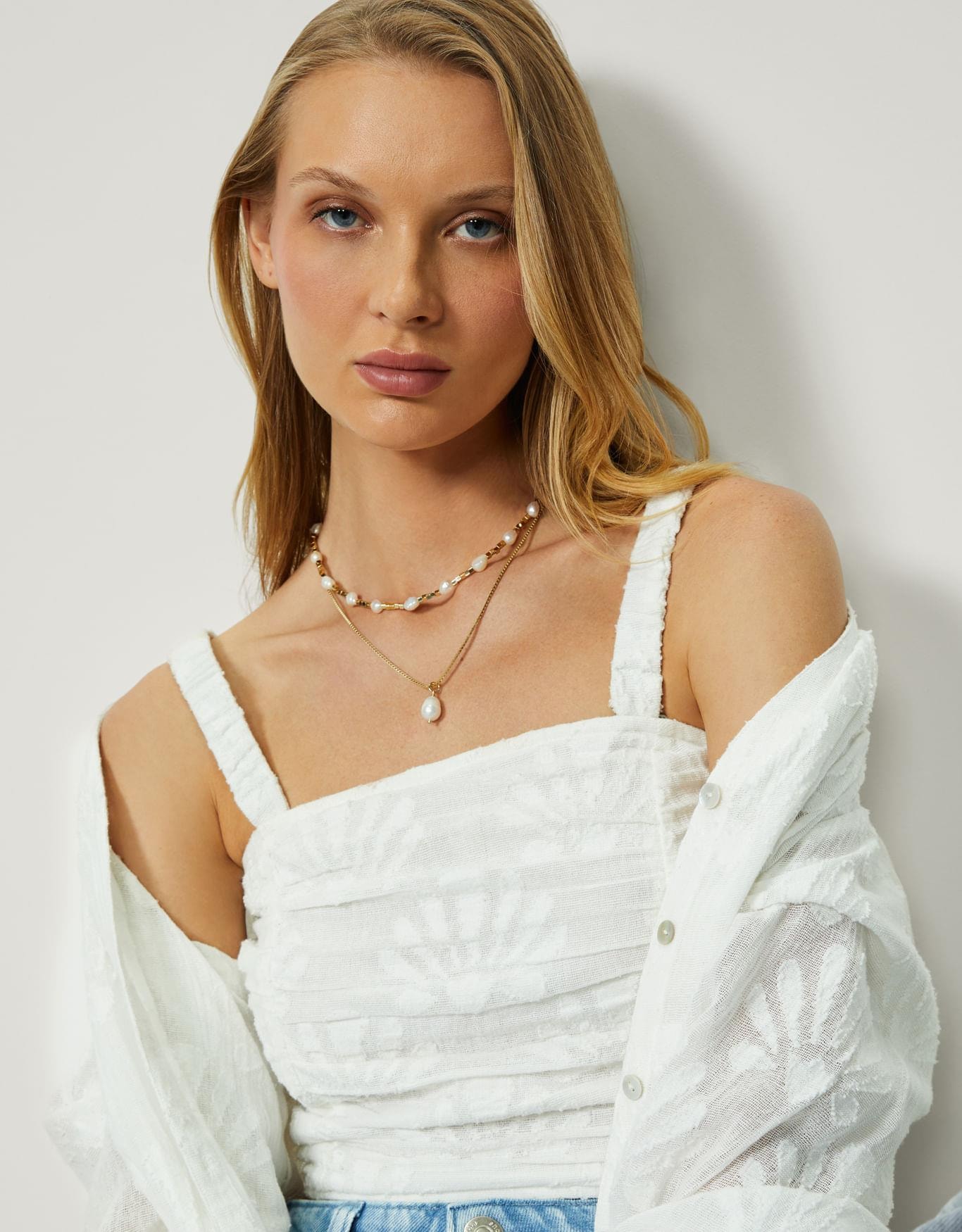 Conjunto De Colares Pérola Barroca