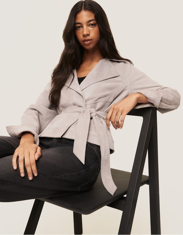 Shoulder — Jaqueta com Faixa Chamois