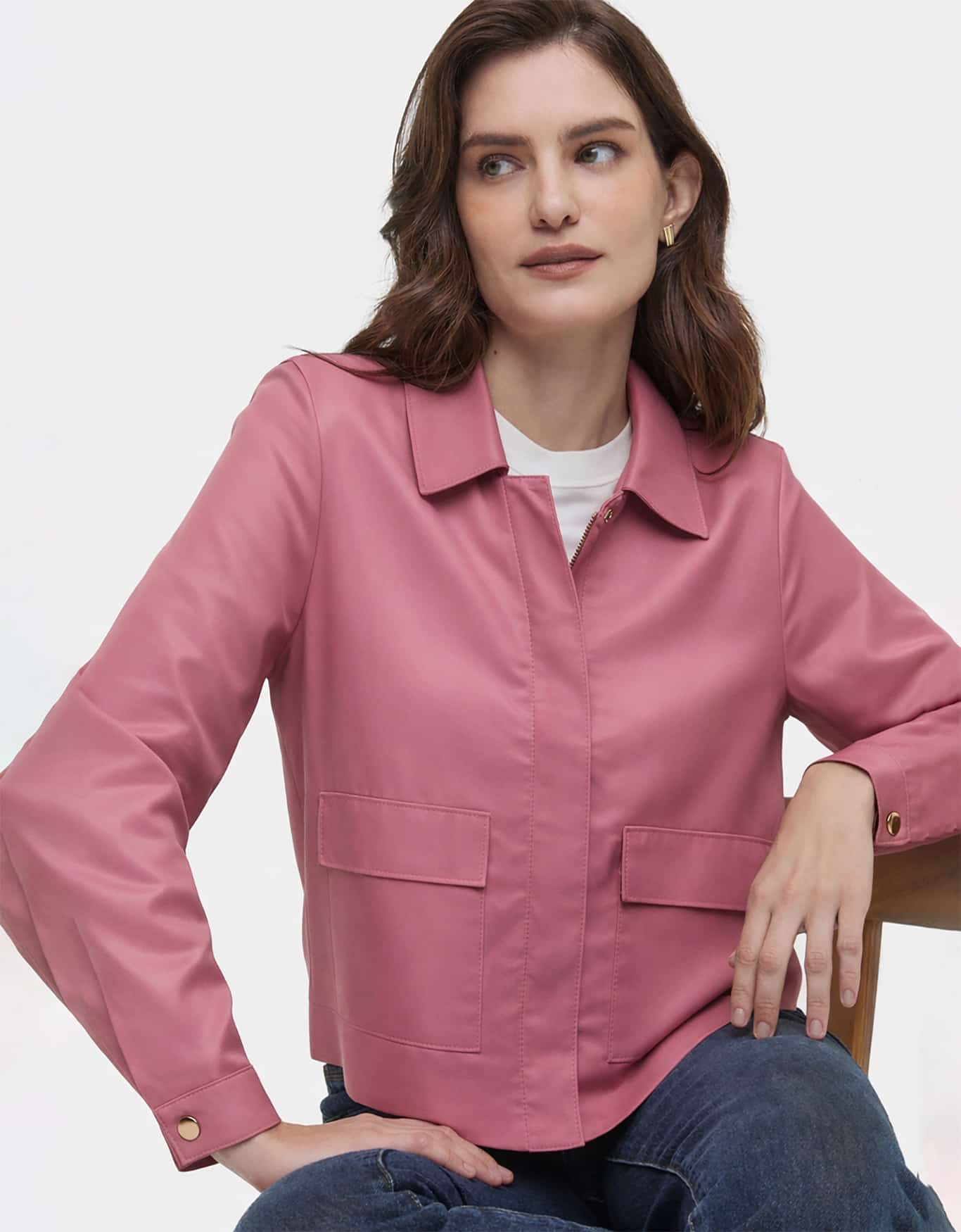 Jaqueta Leve Com Zíper