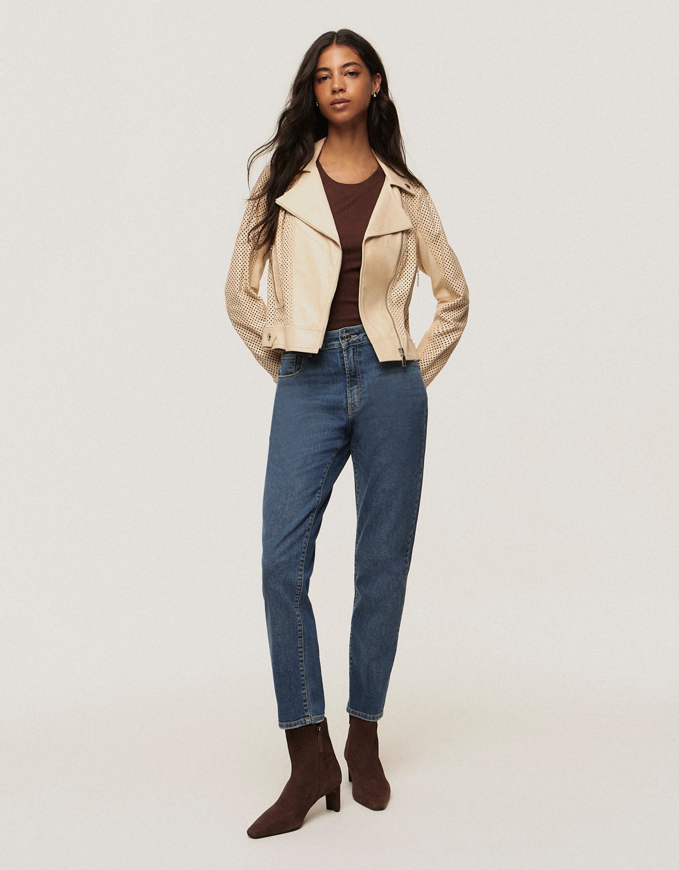 Jaqueta Textura Couro