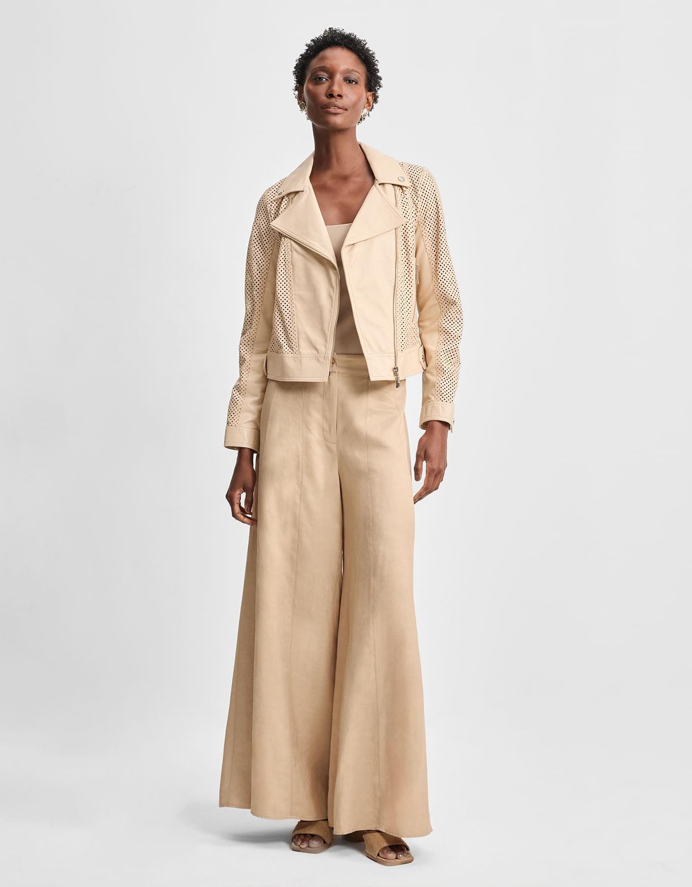 Jaqueta Textura Couro