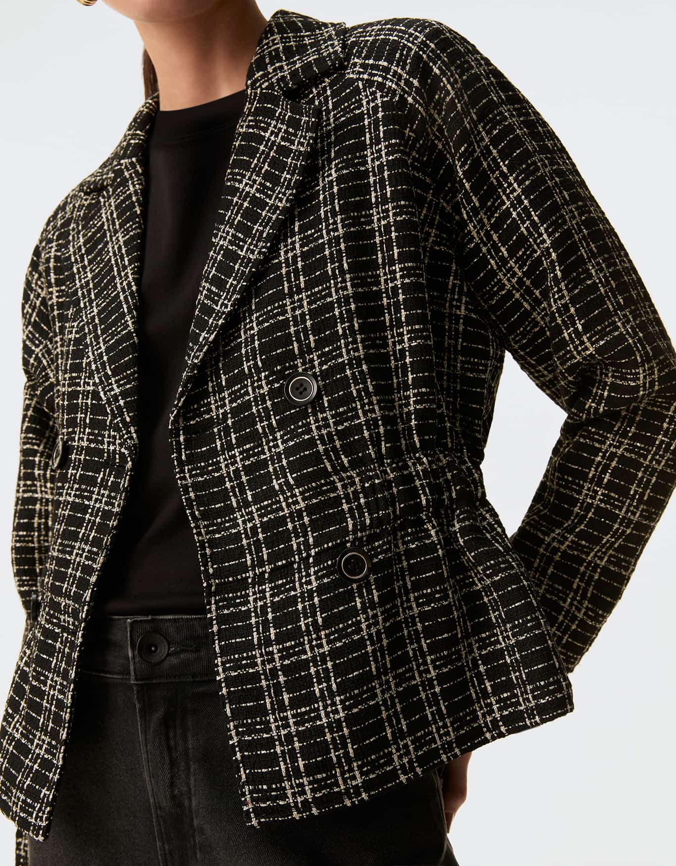 Jaqueta Tweed Lurex