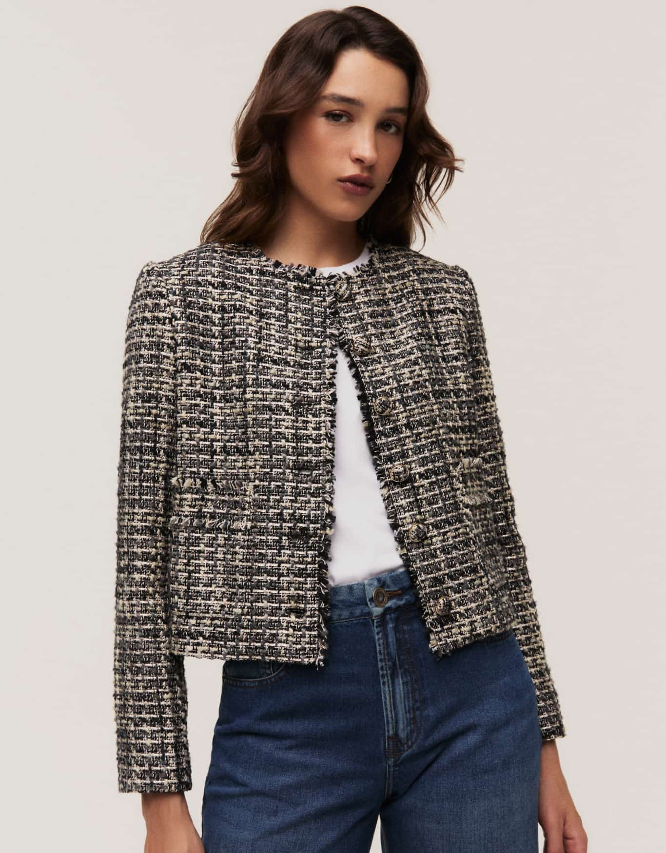 Jaqueta Tweed Pb