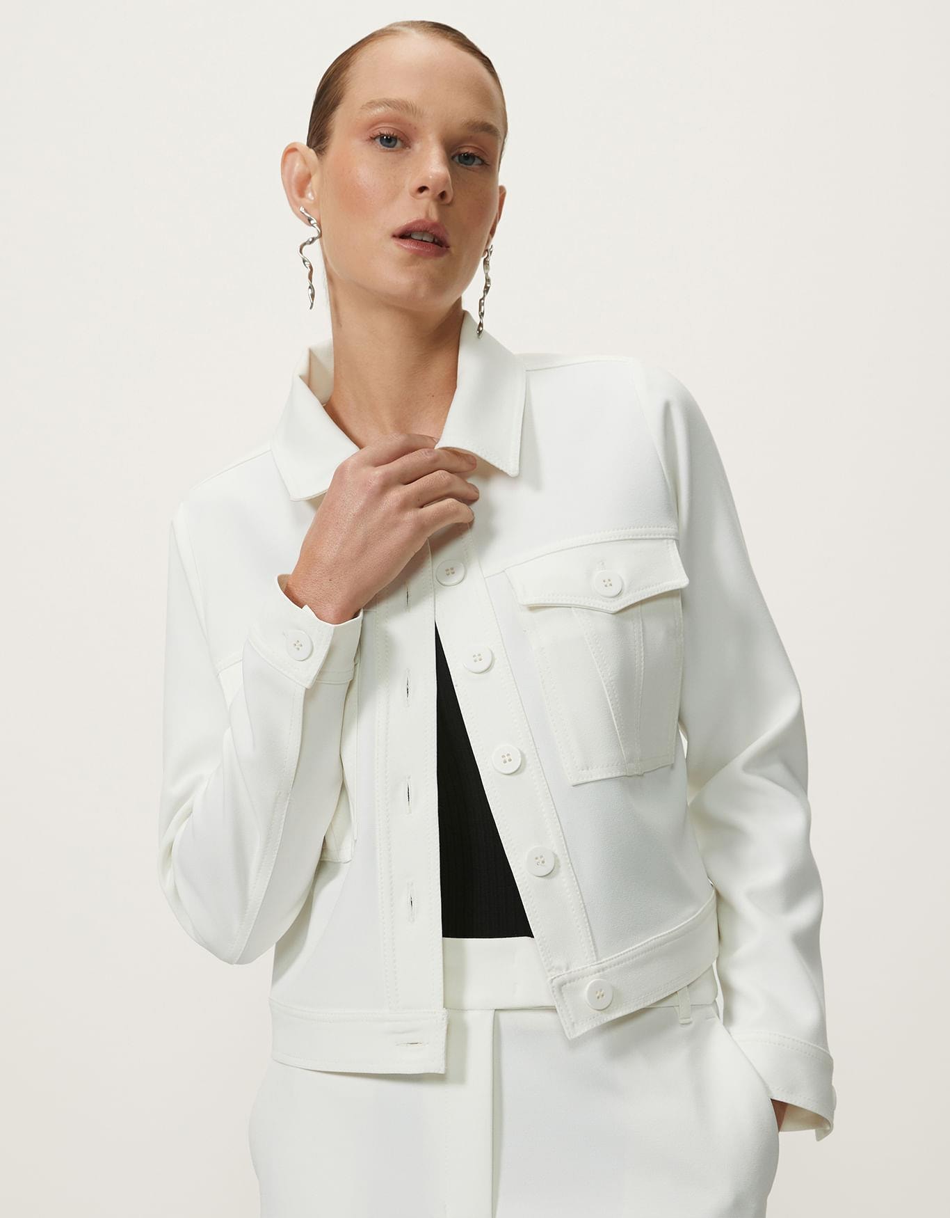 Jaqueta Vitória Off White