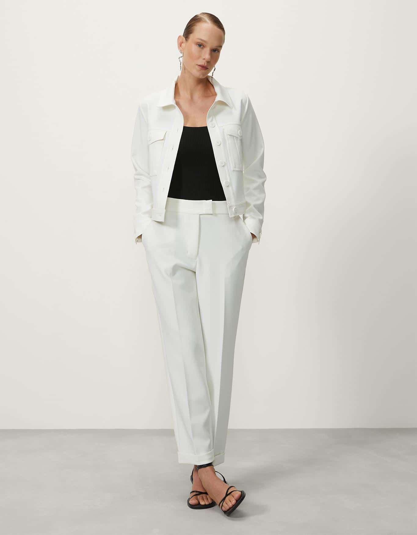 Jaqueta Vitória Off White