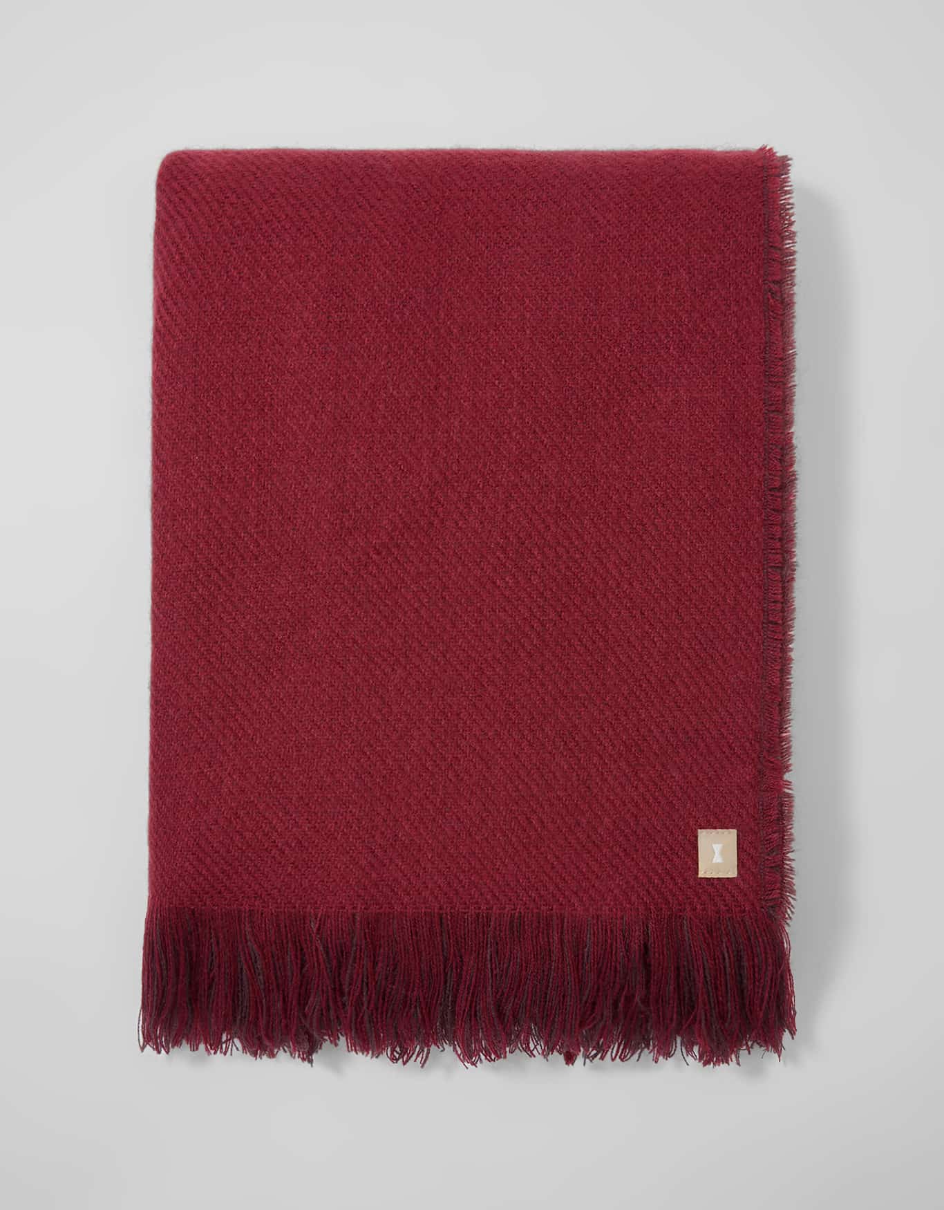 Lenço Dupla-Face Bordô