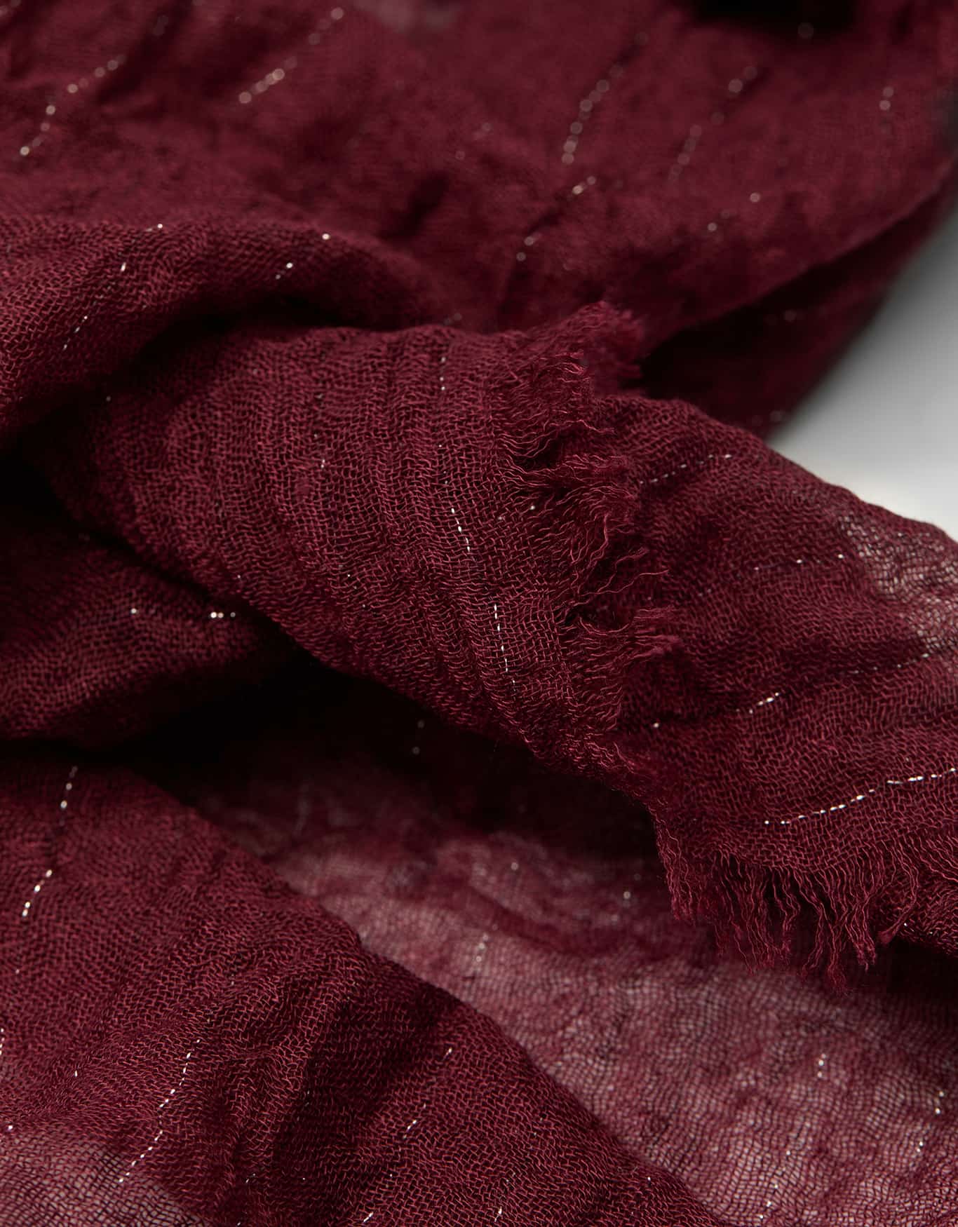 Lenço Leve Lurex Berry