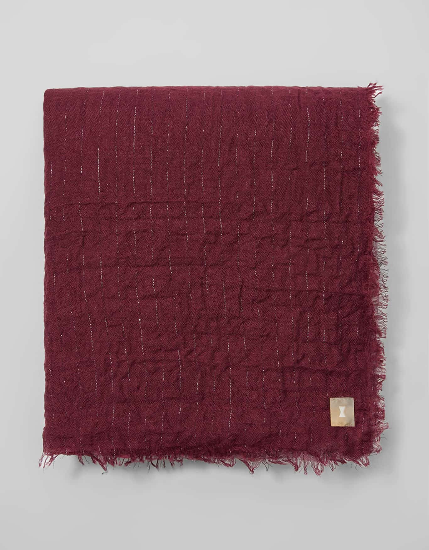 Lenço Leve Lurex Berry