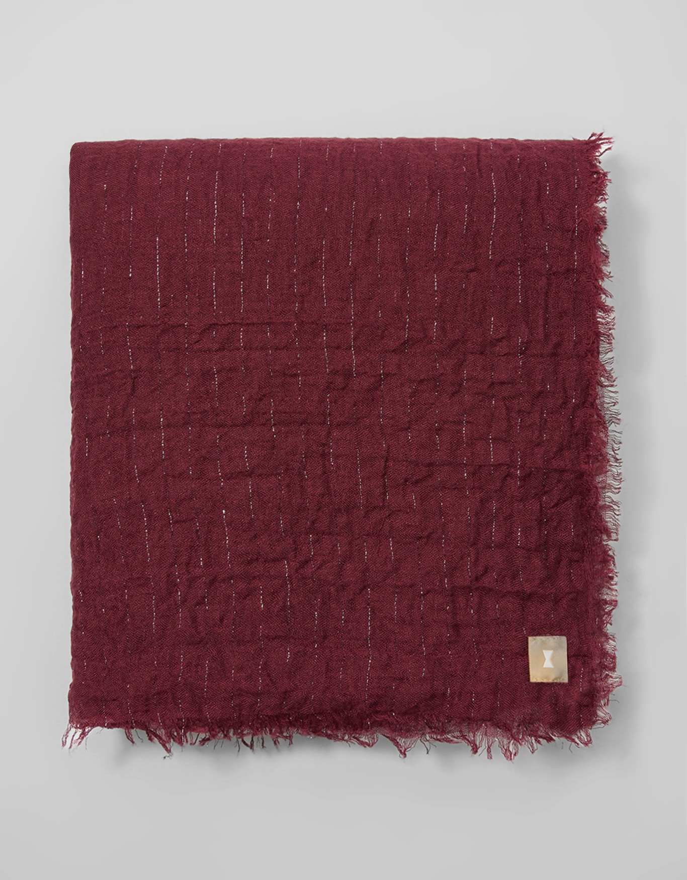 Lenço Leve Lurex Berry