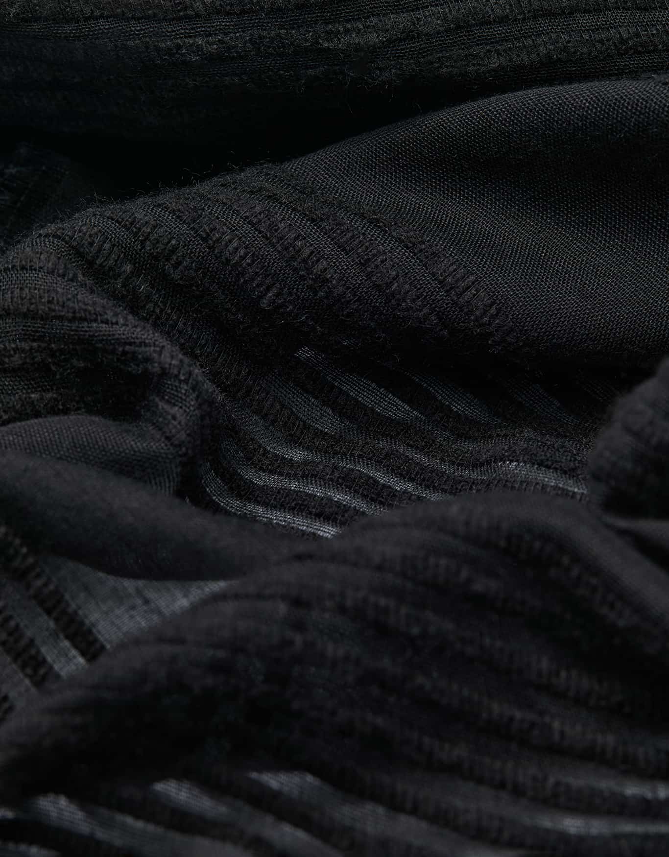 Lenço Leve Tramado Preto