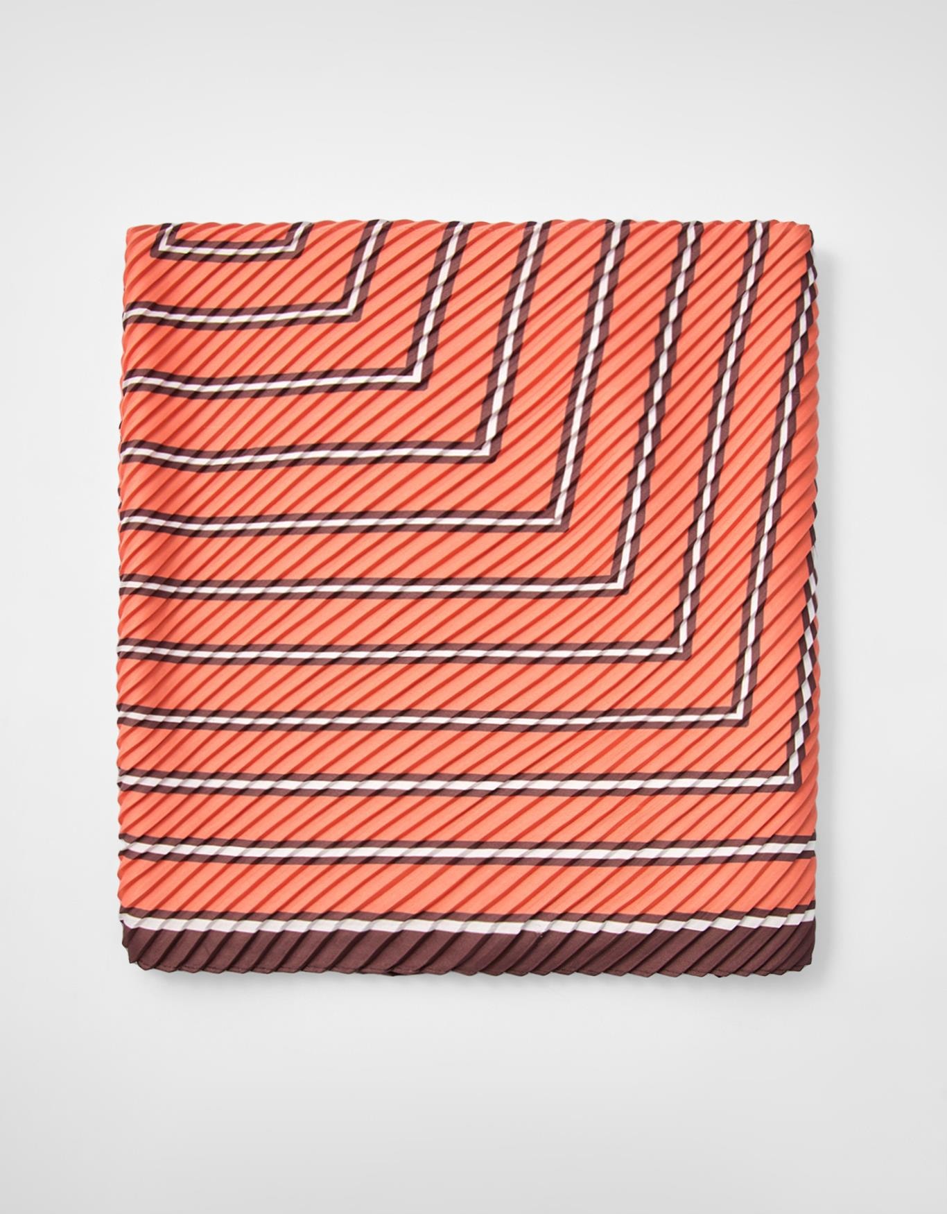 Lenço Plissado Listras