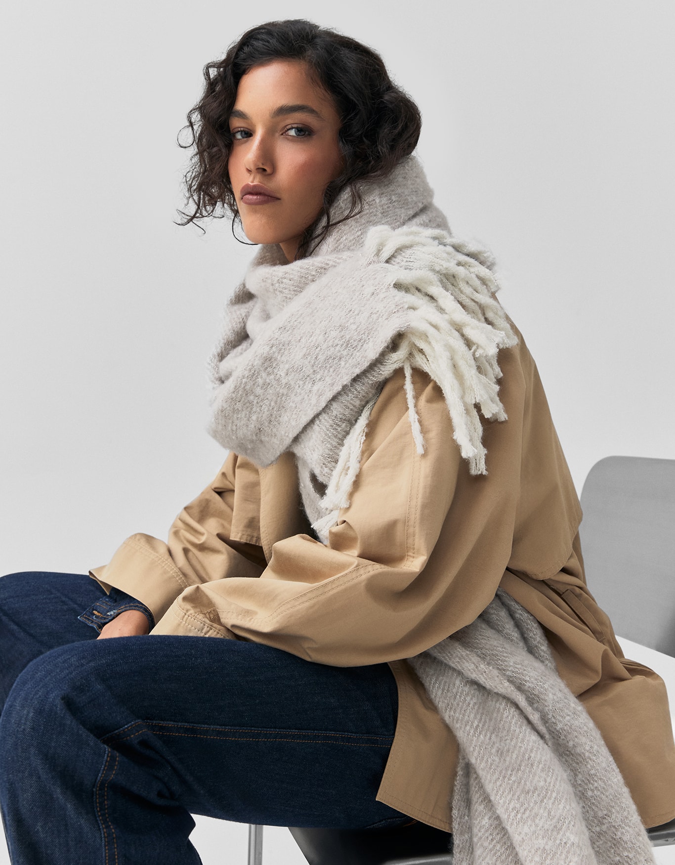 Lenço Tricot Mescla