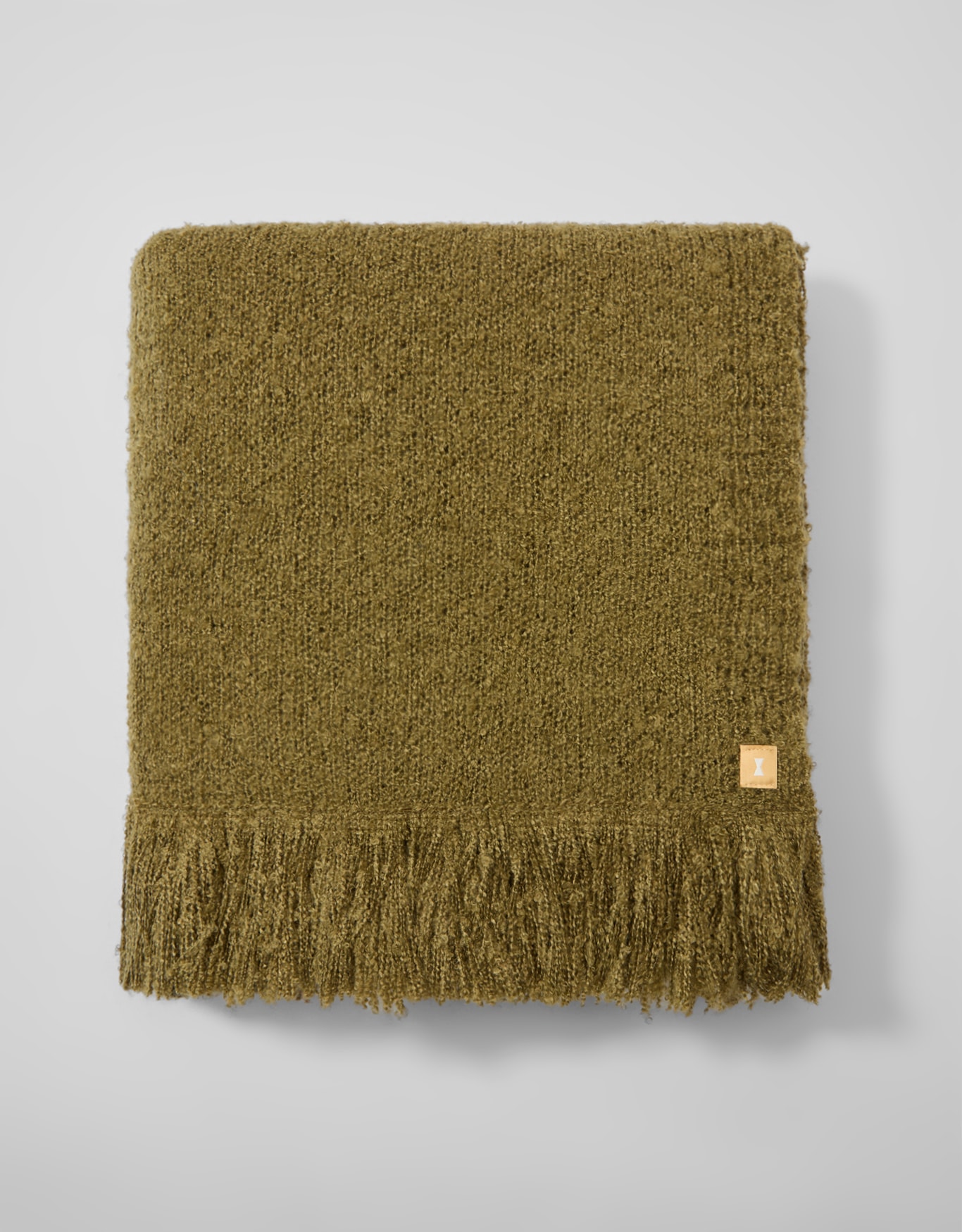 Lenço Tricot Verde Militar