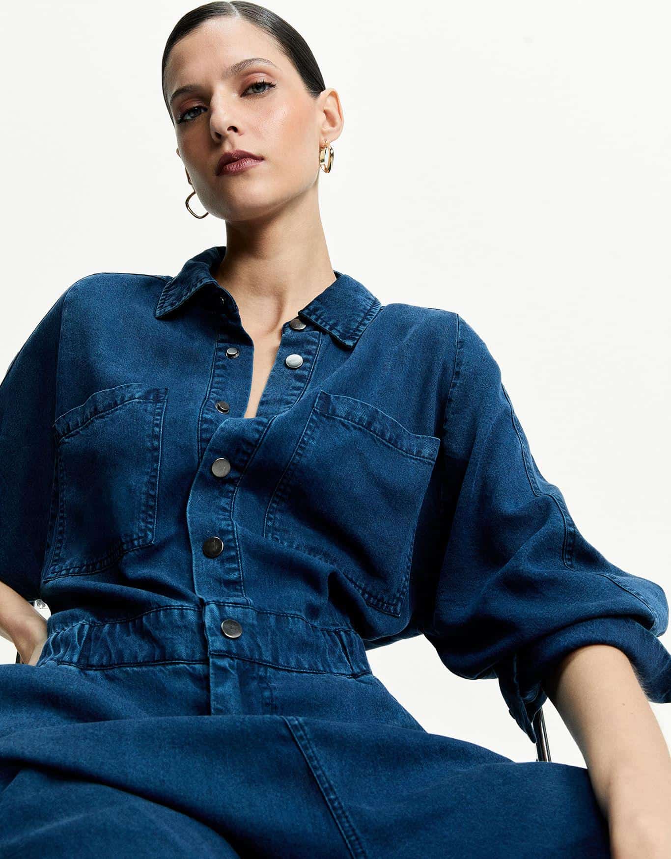 Macacão Liocel Jeans