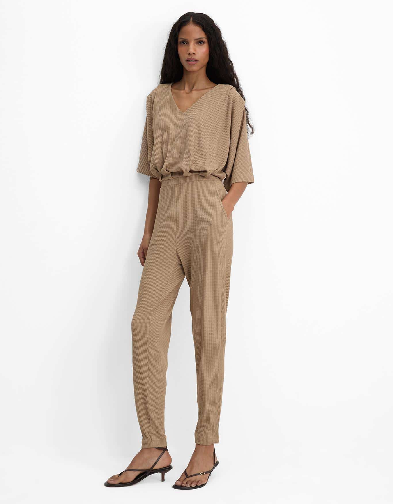 Macacão Malha Afunilado