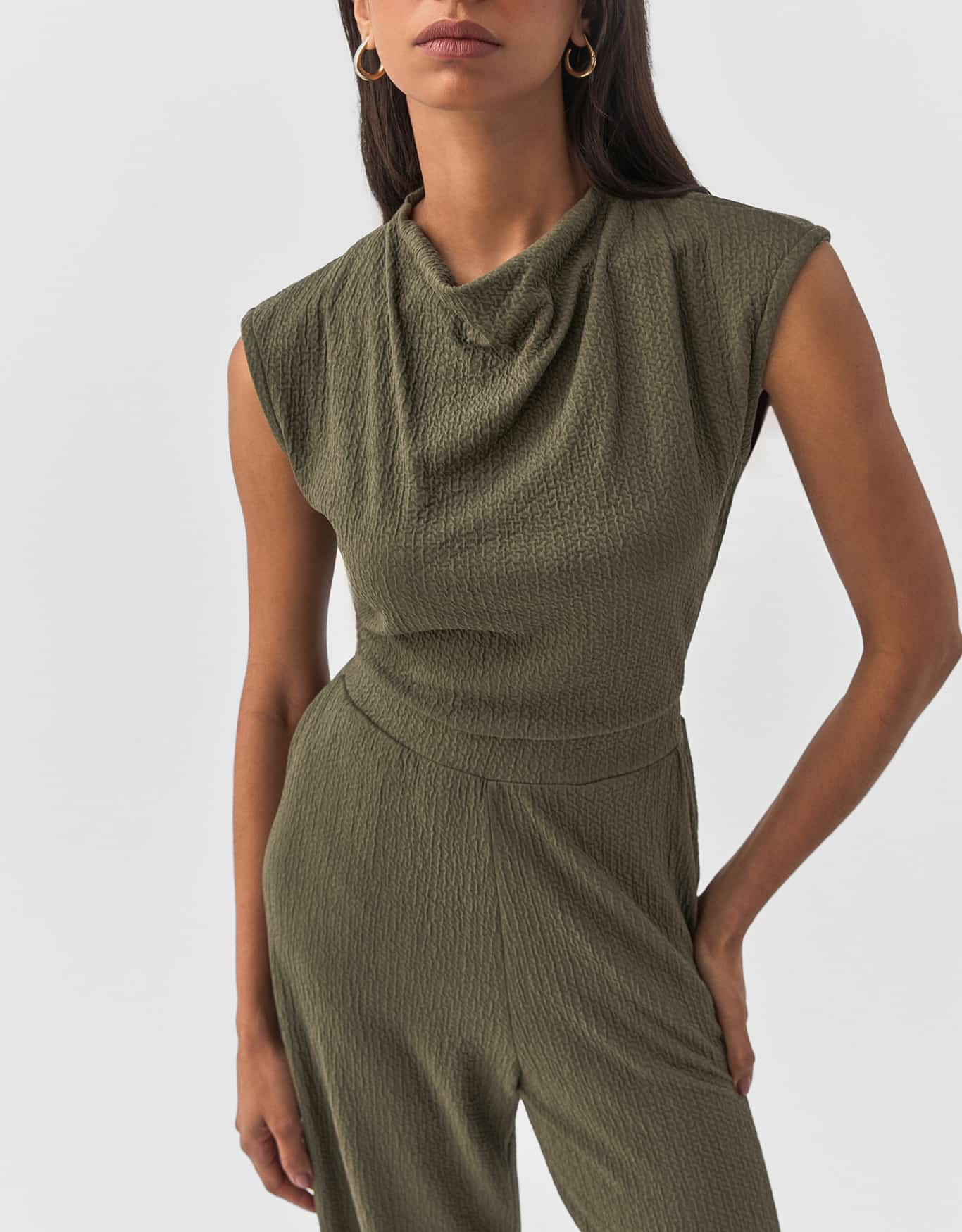 Macacão Malha Gola Alta