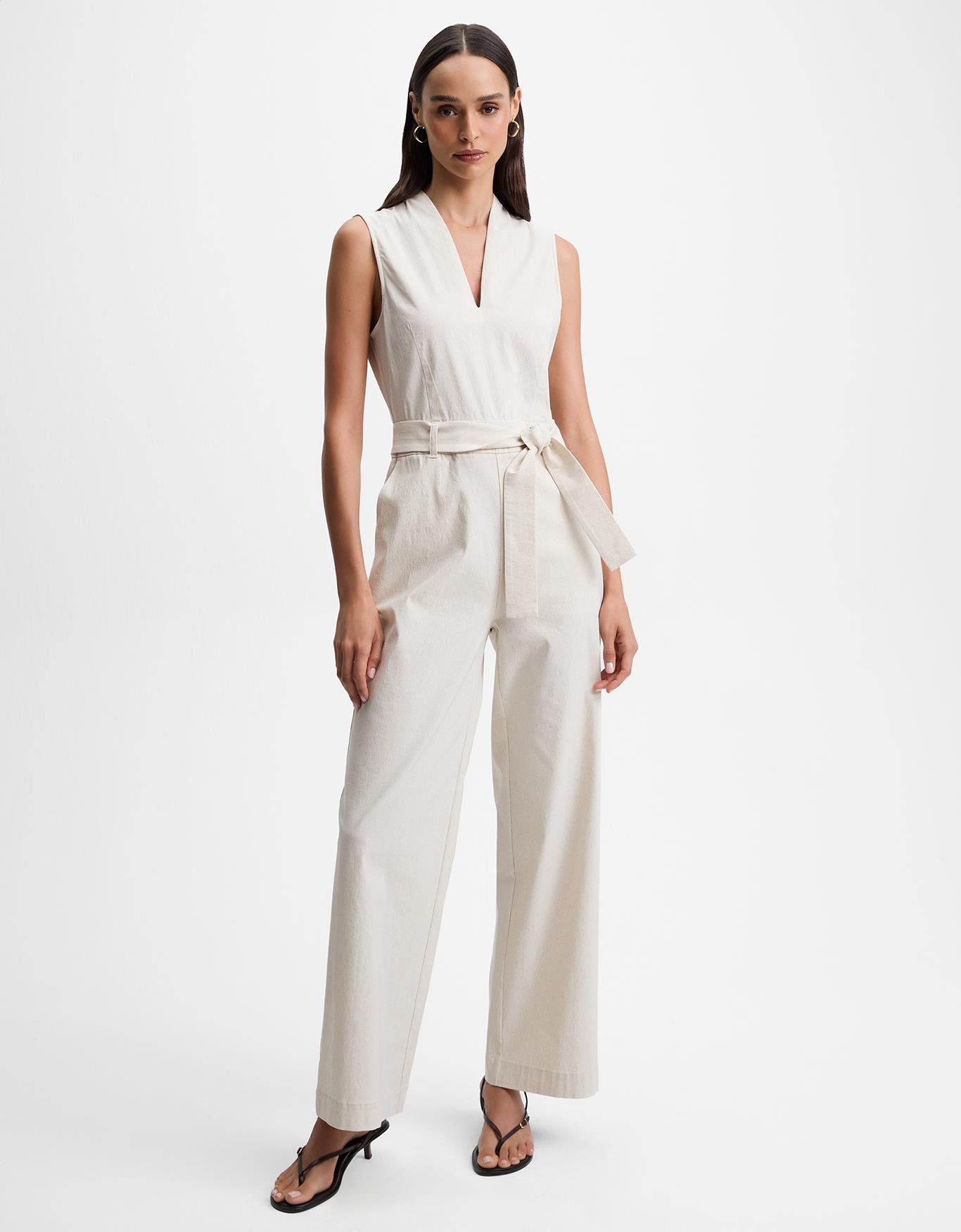 Macacão Pantalona Com Linho 360