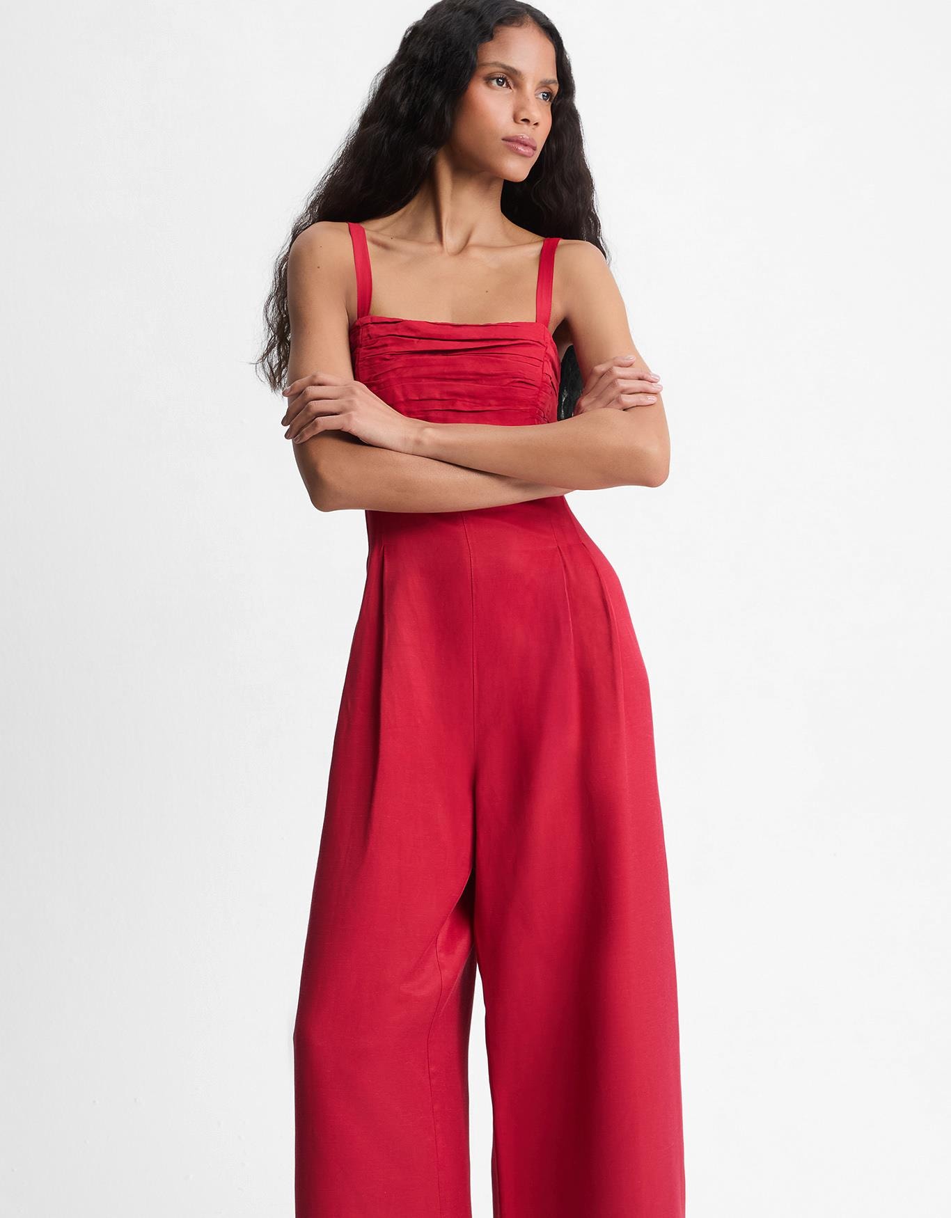 Macacão Pantalona Drapeado